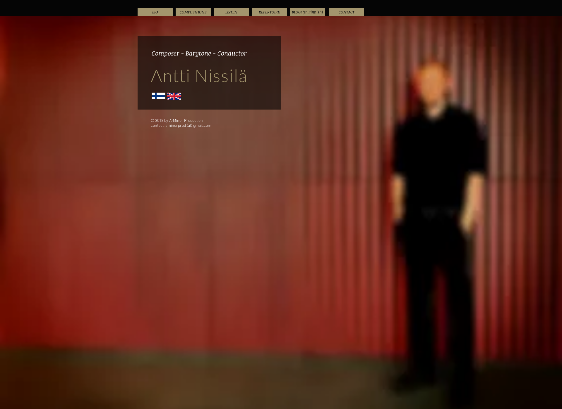 Screenshot for anttinissila.fi