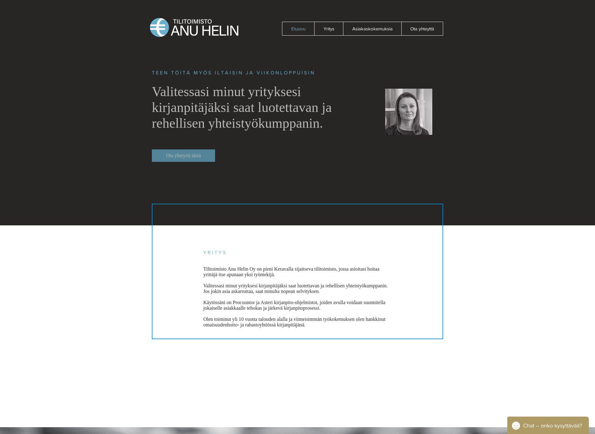 Screenshot for anuhelin.fi
