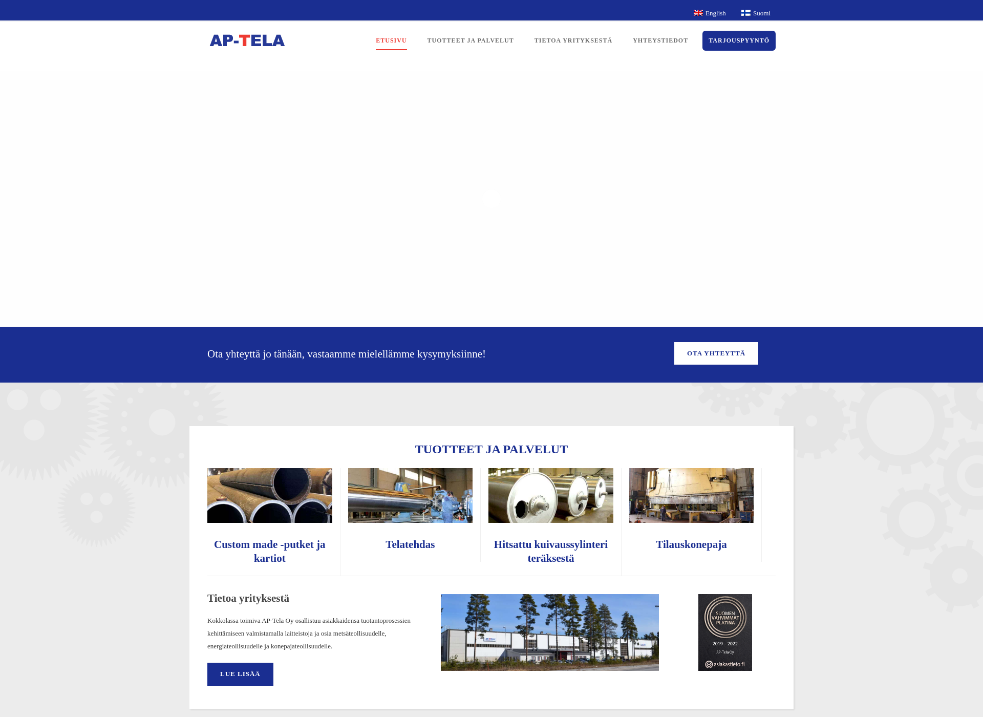Screenshot for ap-tela.fi