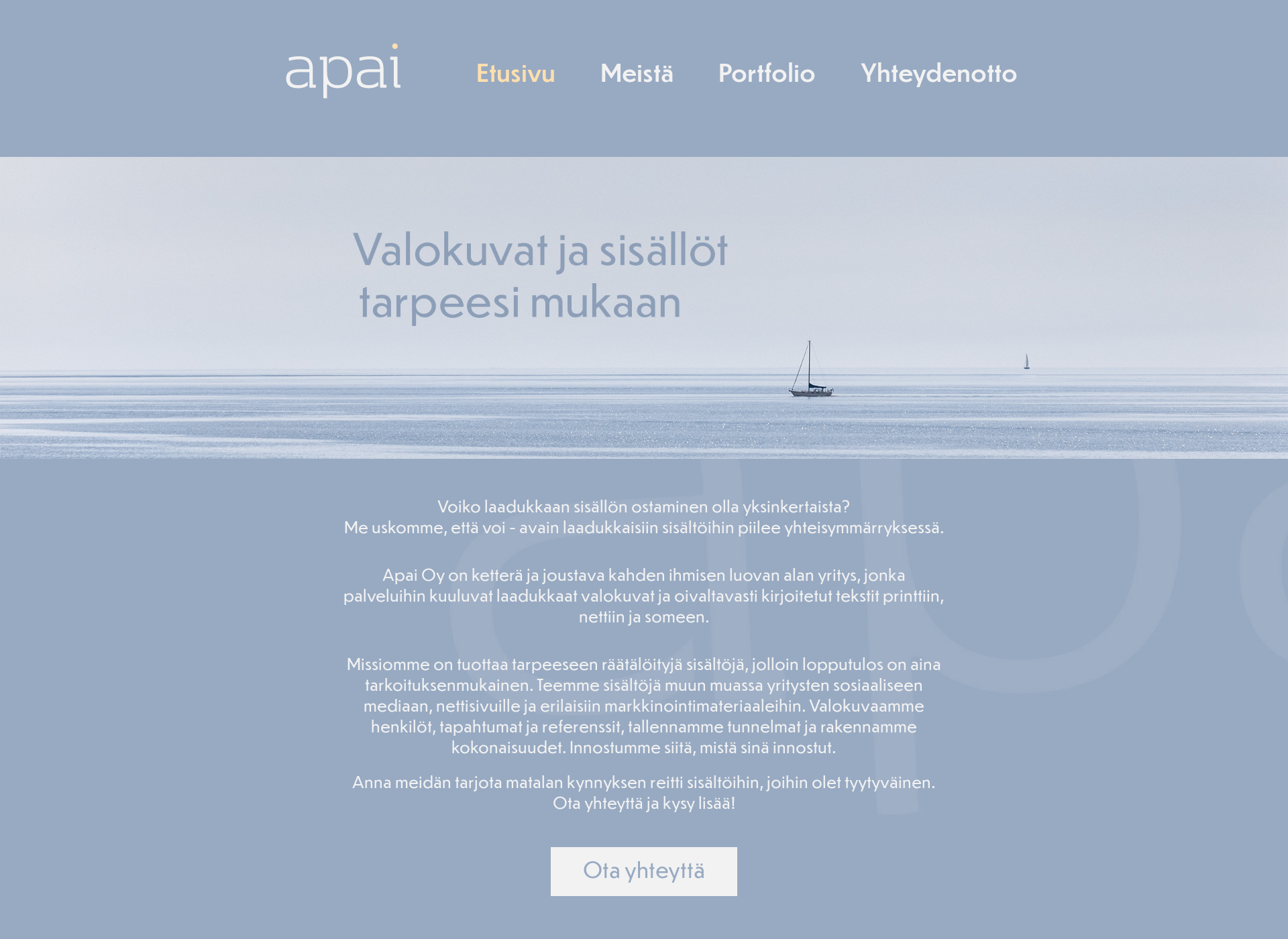 Skärmdump för apai.fi
