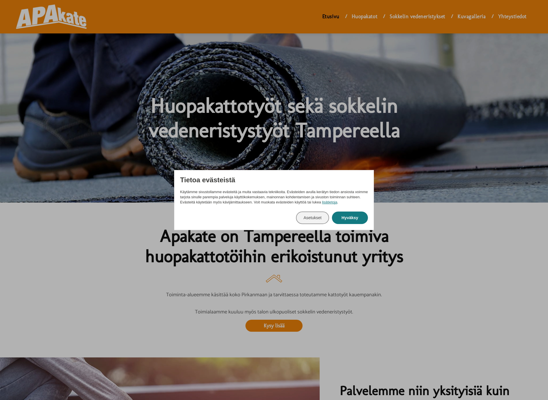 Screenshot for apakate.fi