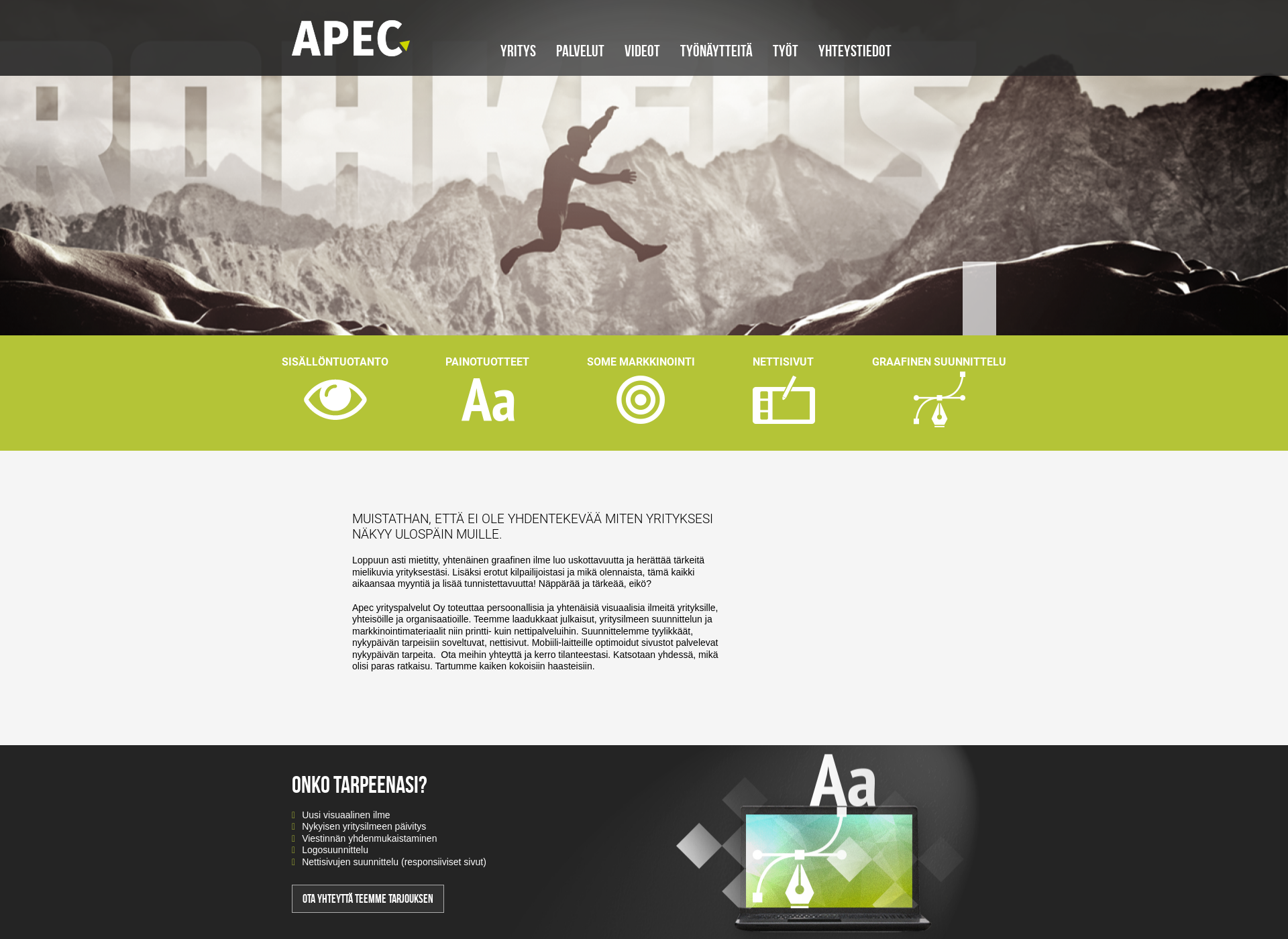 Screenshot for apec.fi