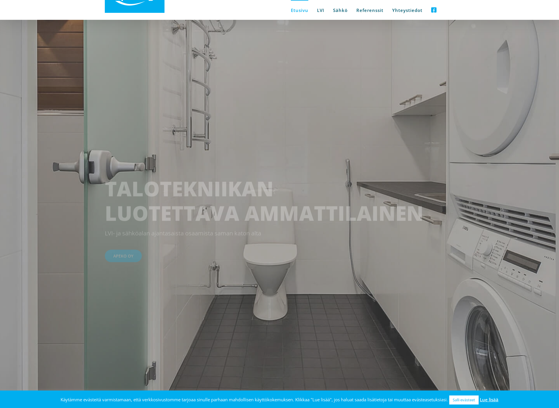 Skärmdump för apeko.fi