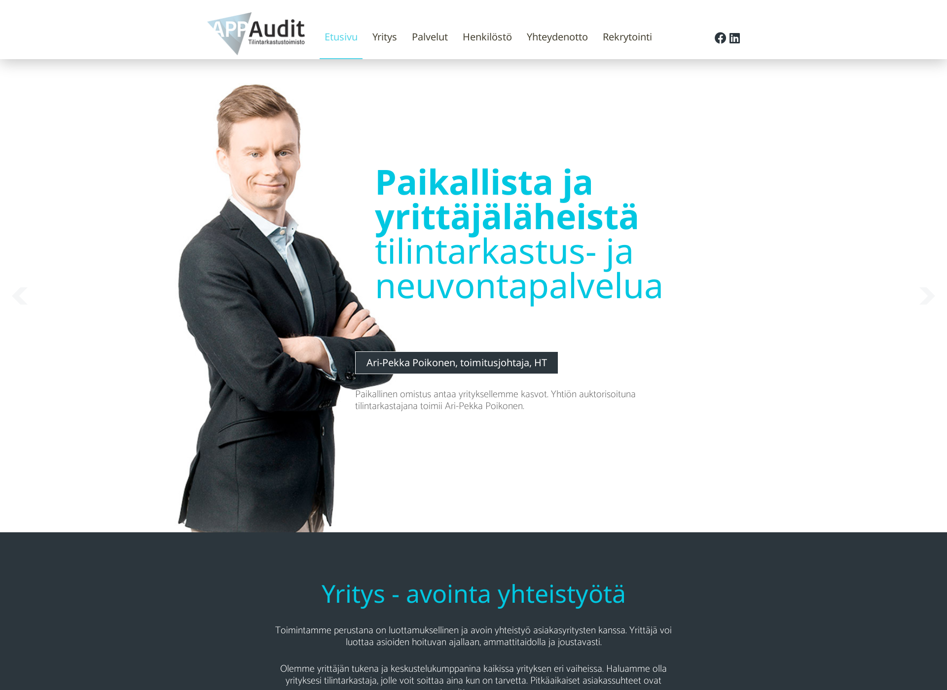 Skärmdump för appaudit.fi