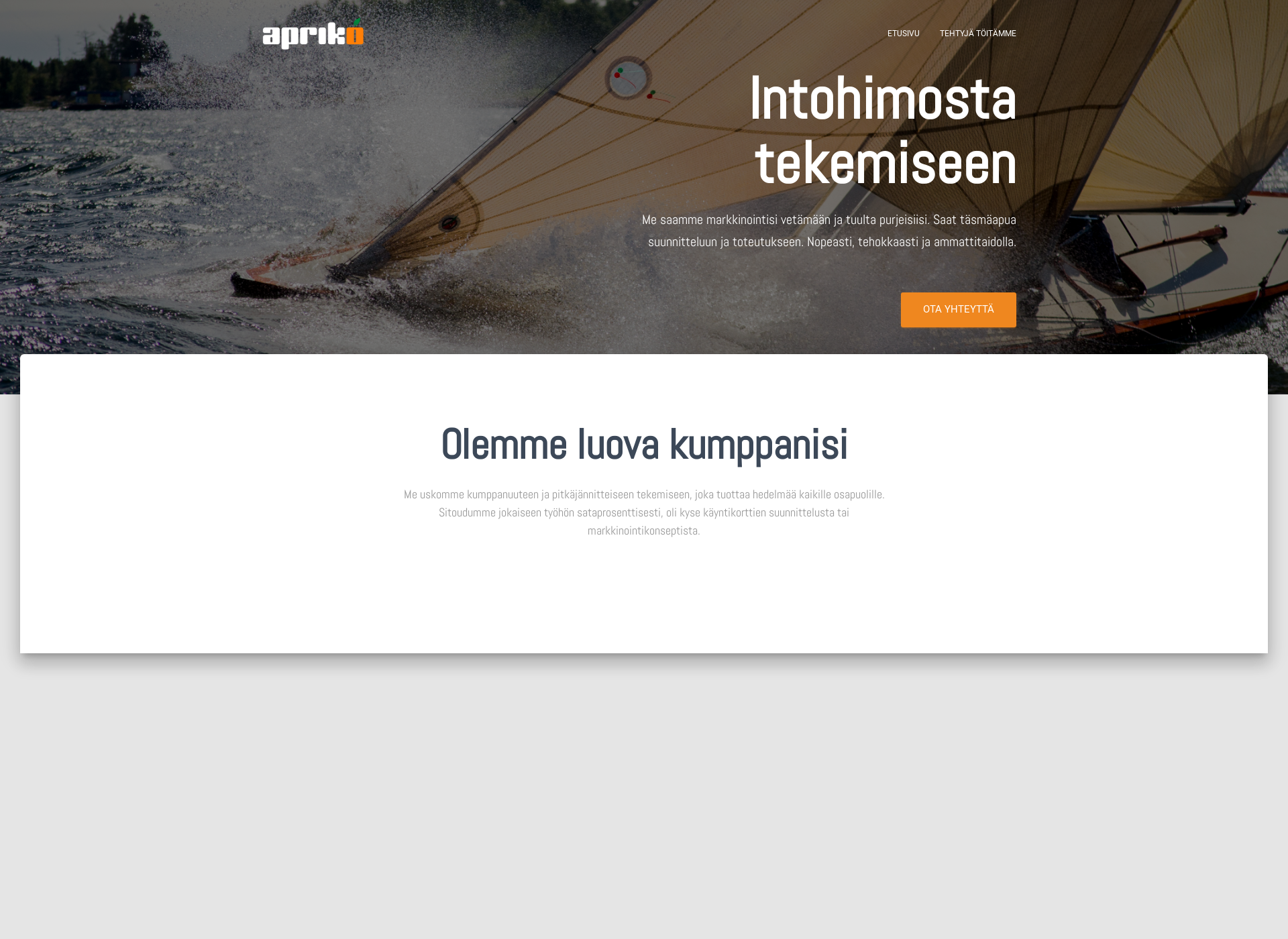 Screenshot for apriko.fi