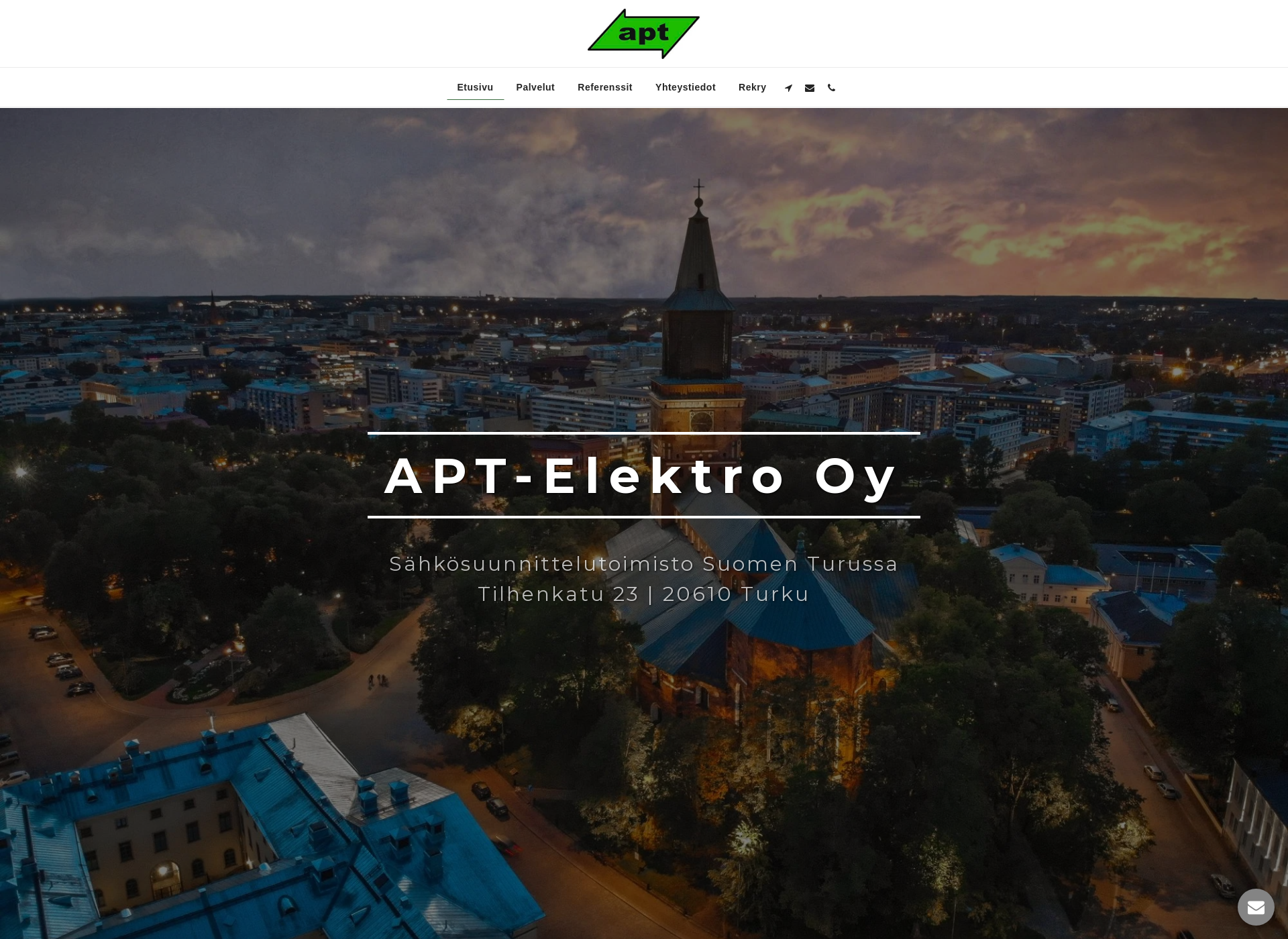 Skärmdump för apt-elektro.fi
