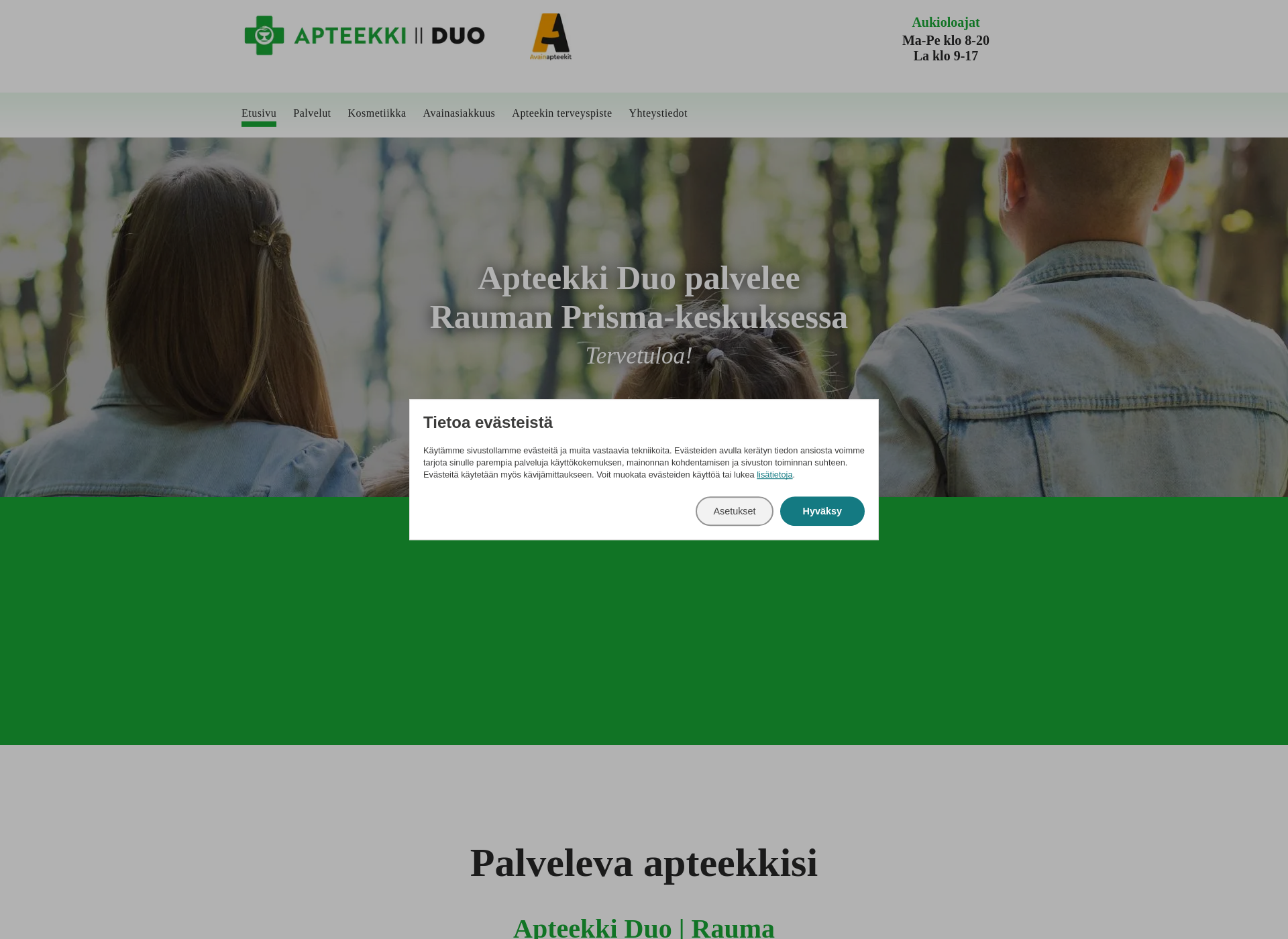Screenshot for apteekkiminerva.fi