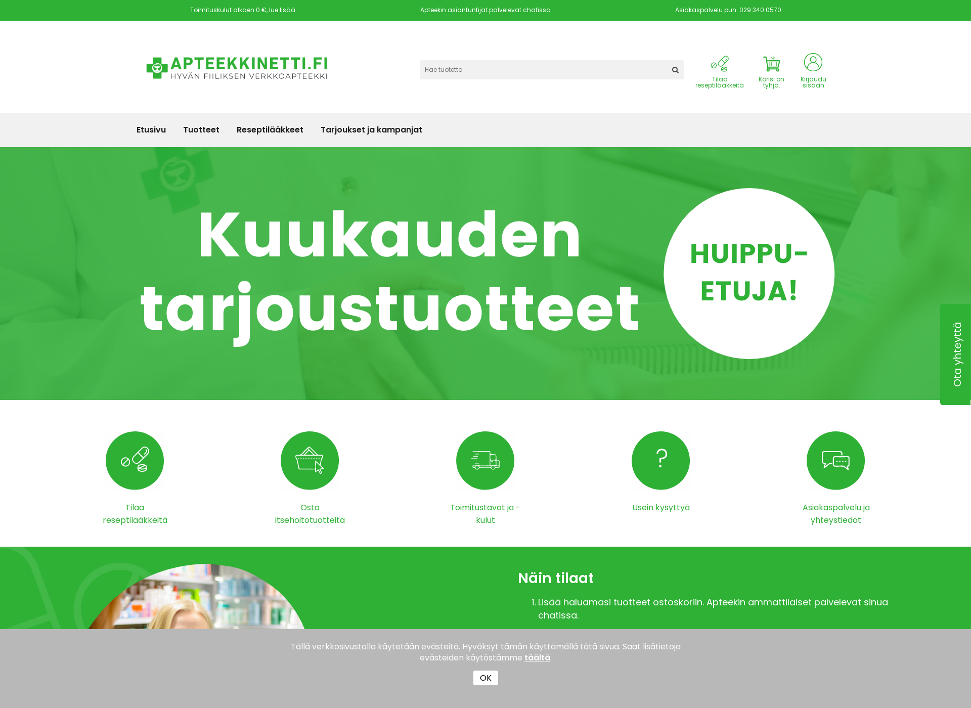 Screenshot for apteekkinetti.fi
