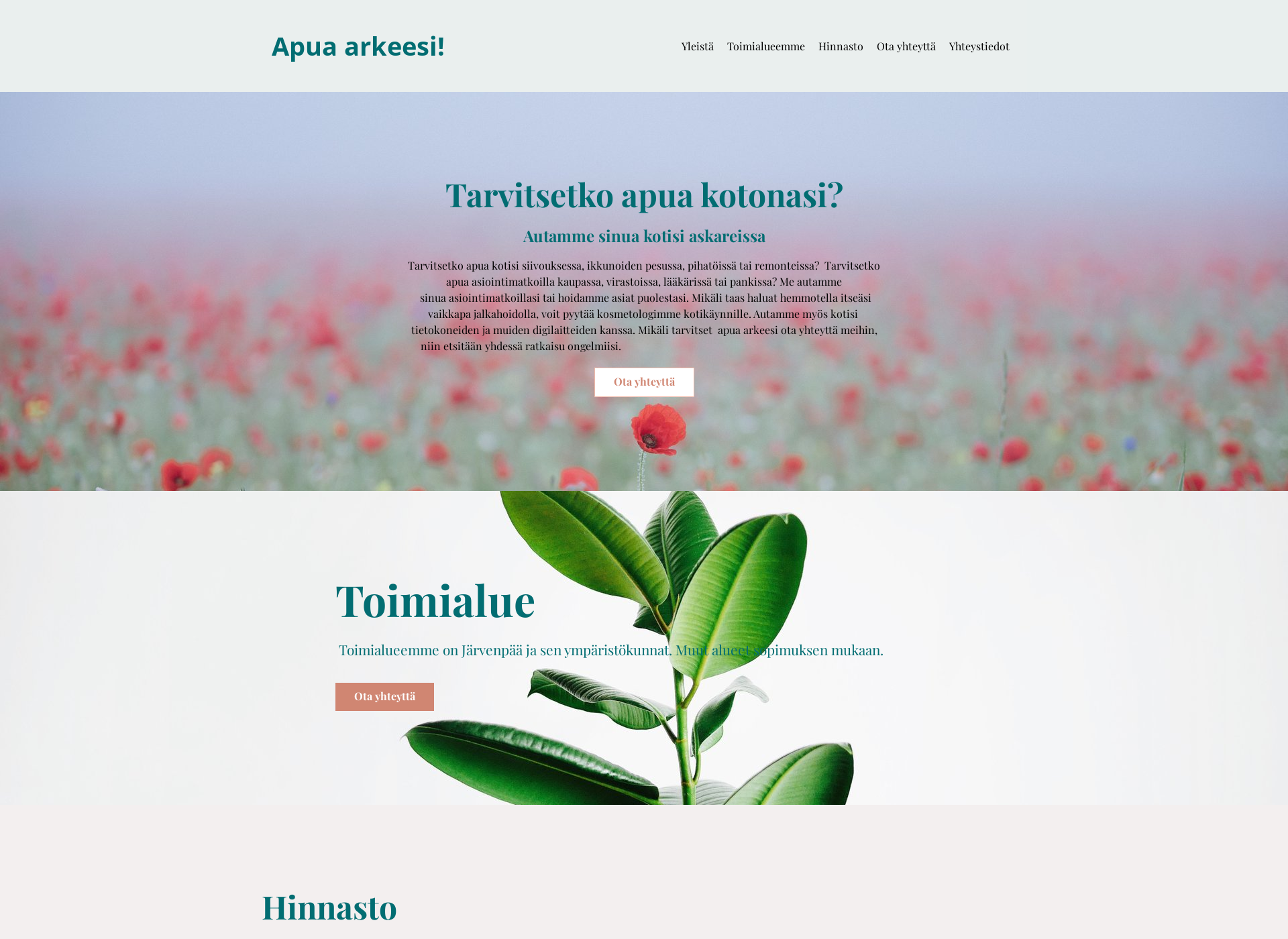 Screenshot for apuakotiisi.fi