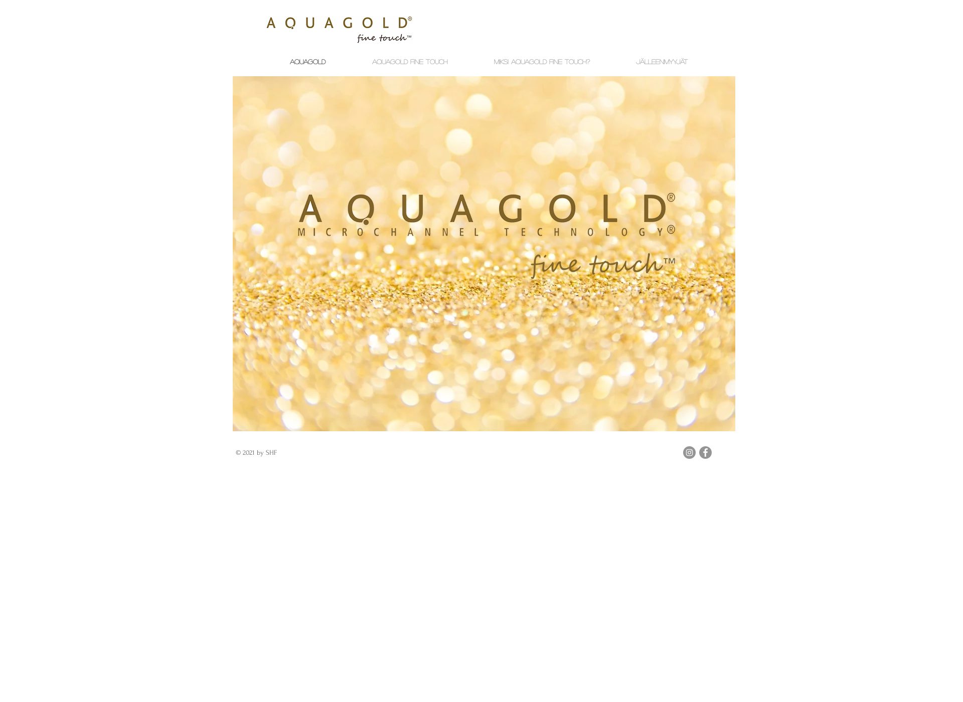 Skärmdump för aquagoldfinetouch.fi