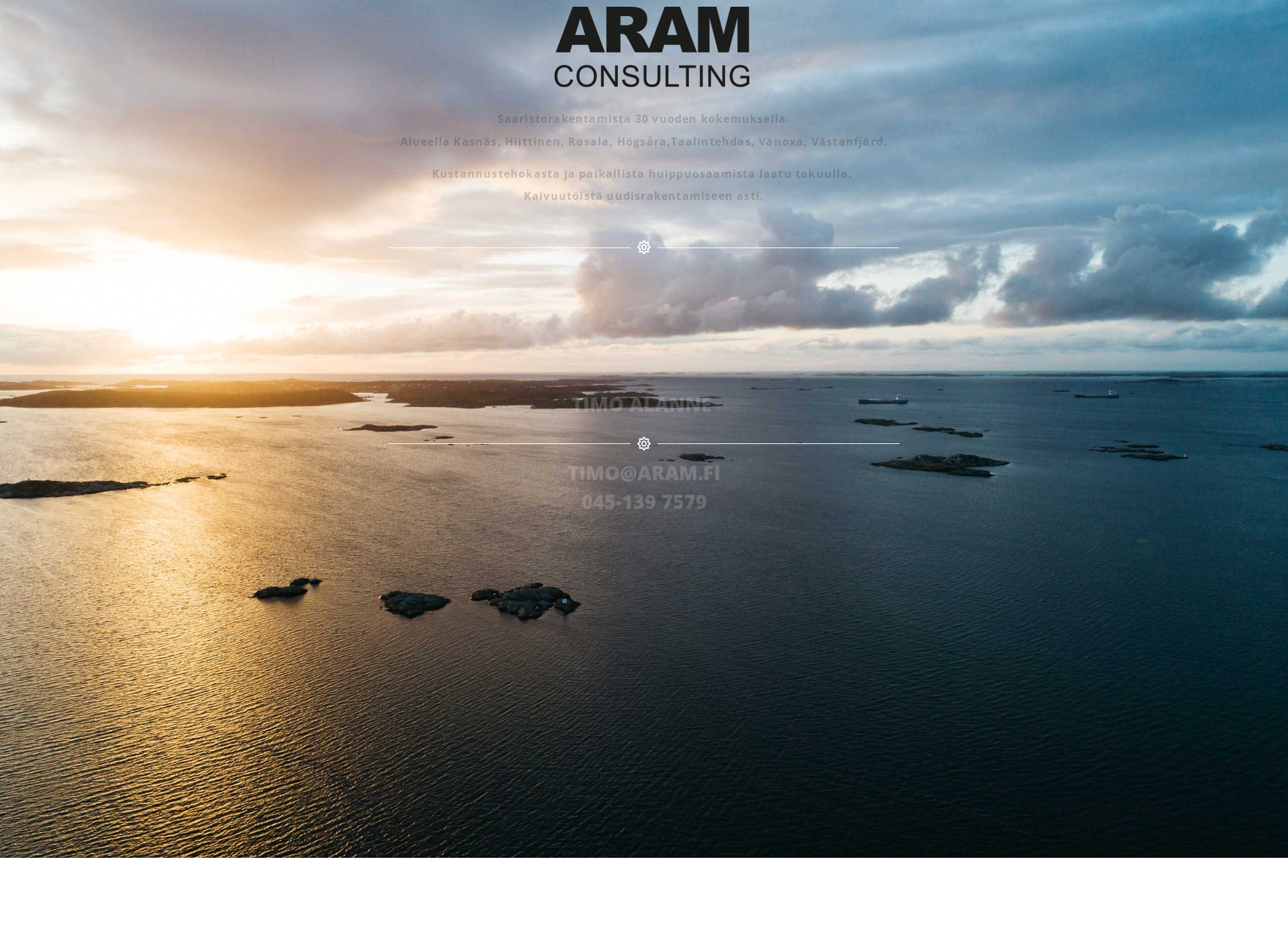 Screenshot for aram.fi