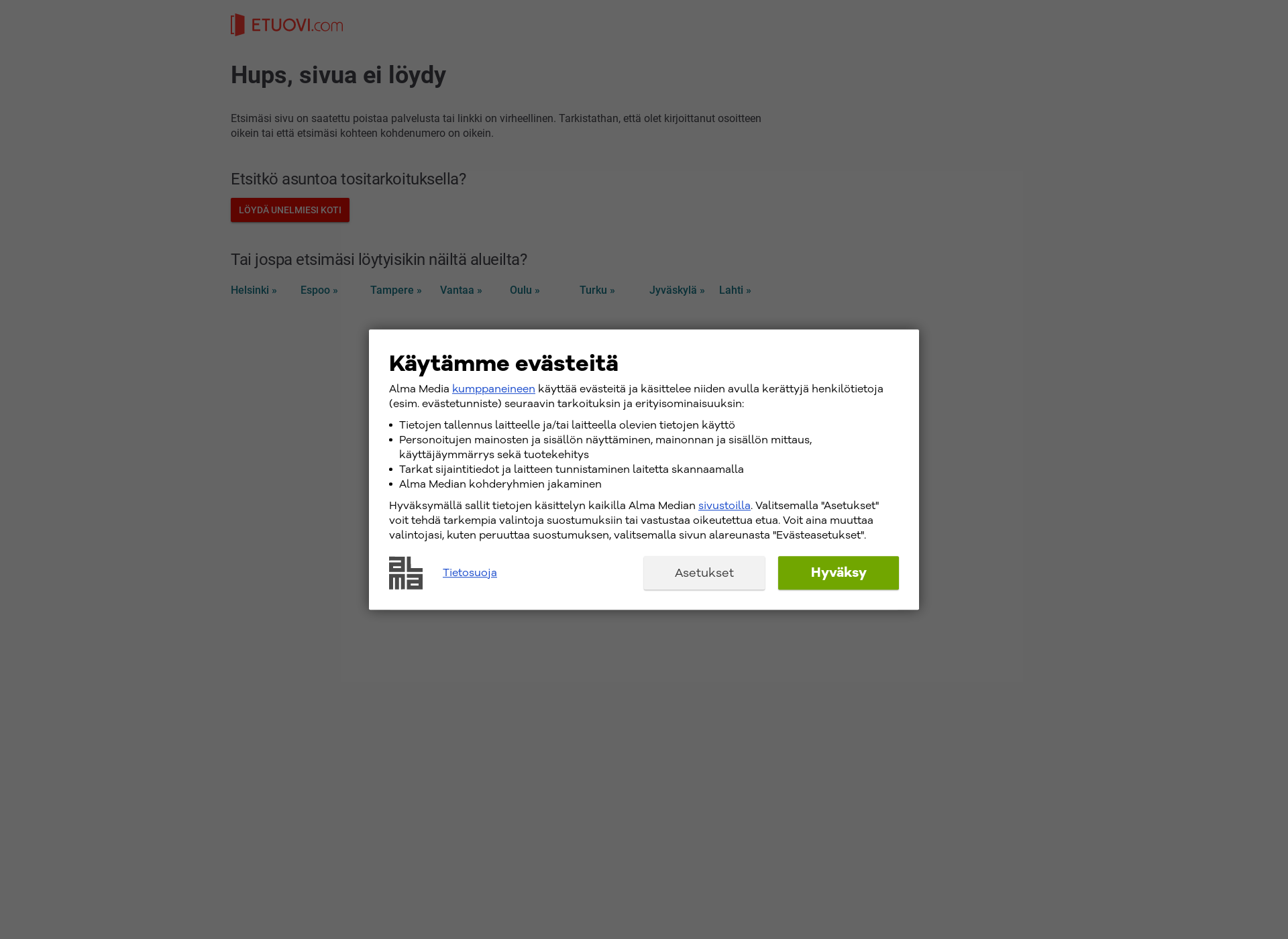 Näyttökuva aranox.fi