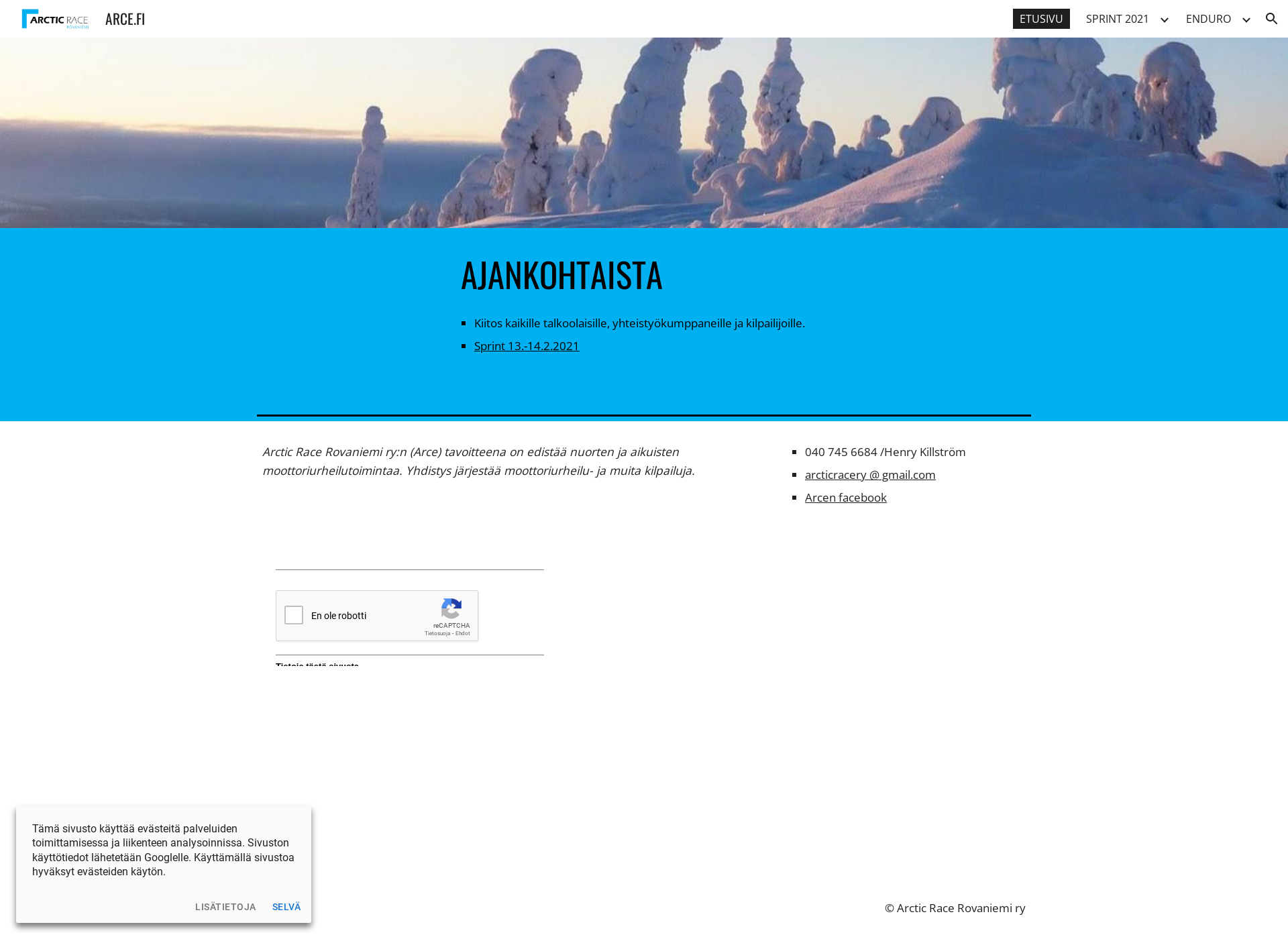 Screenshot for arce.fi