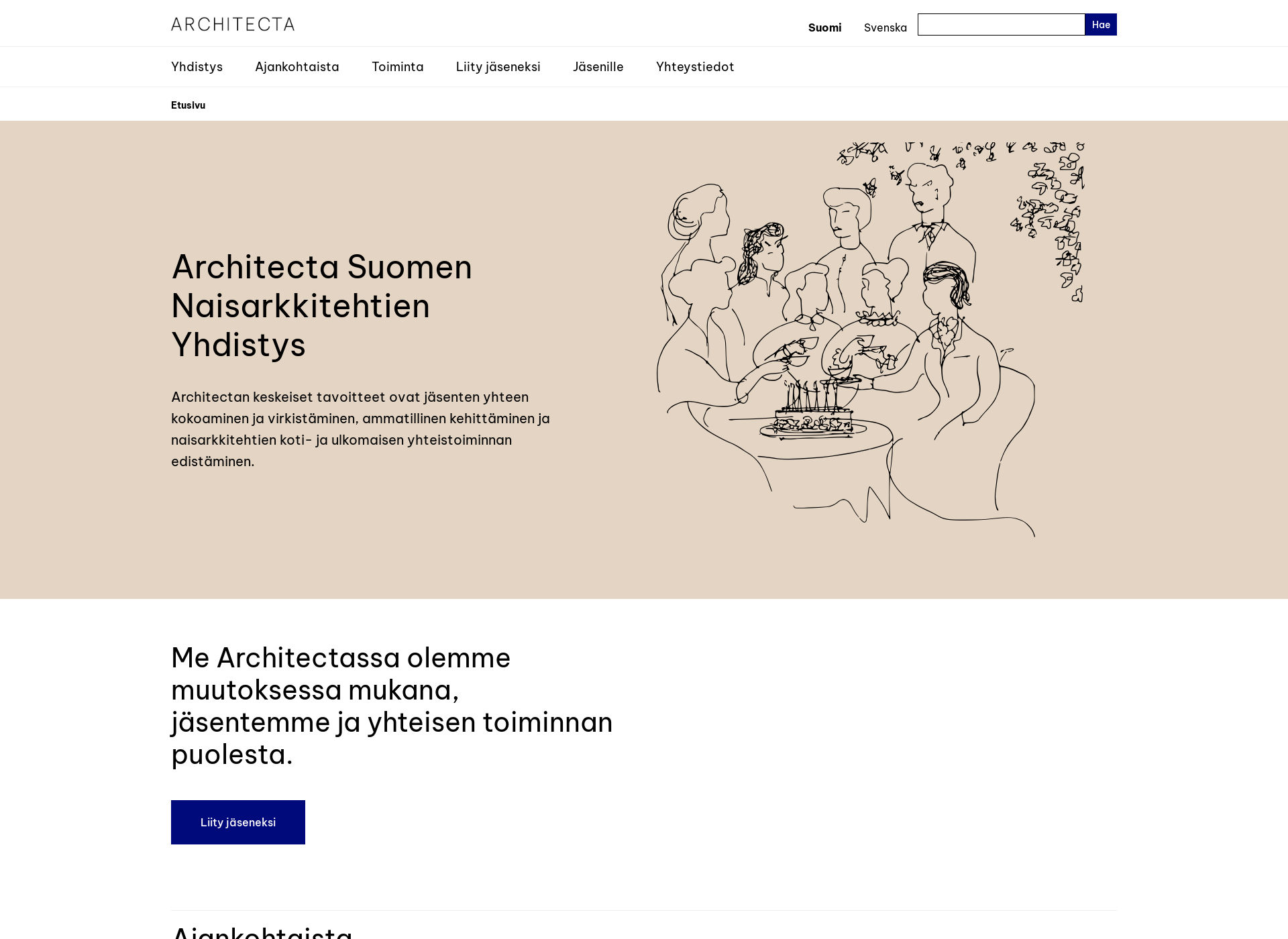 Screenshot for architecta.fi
