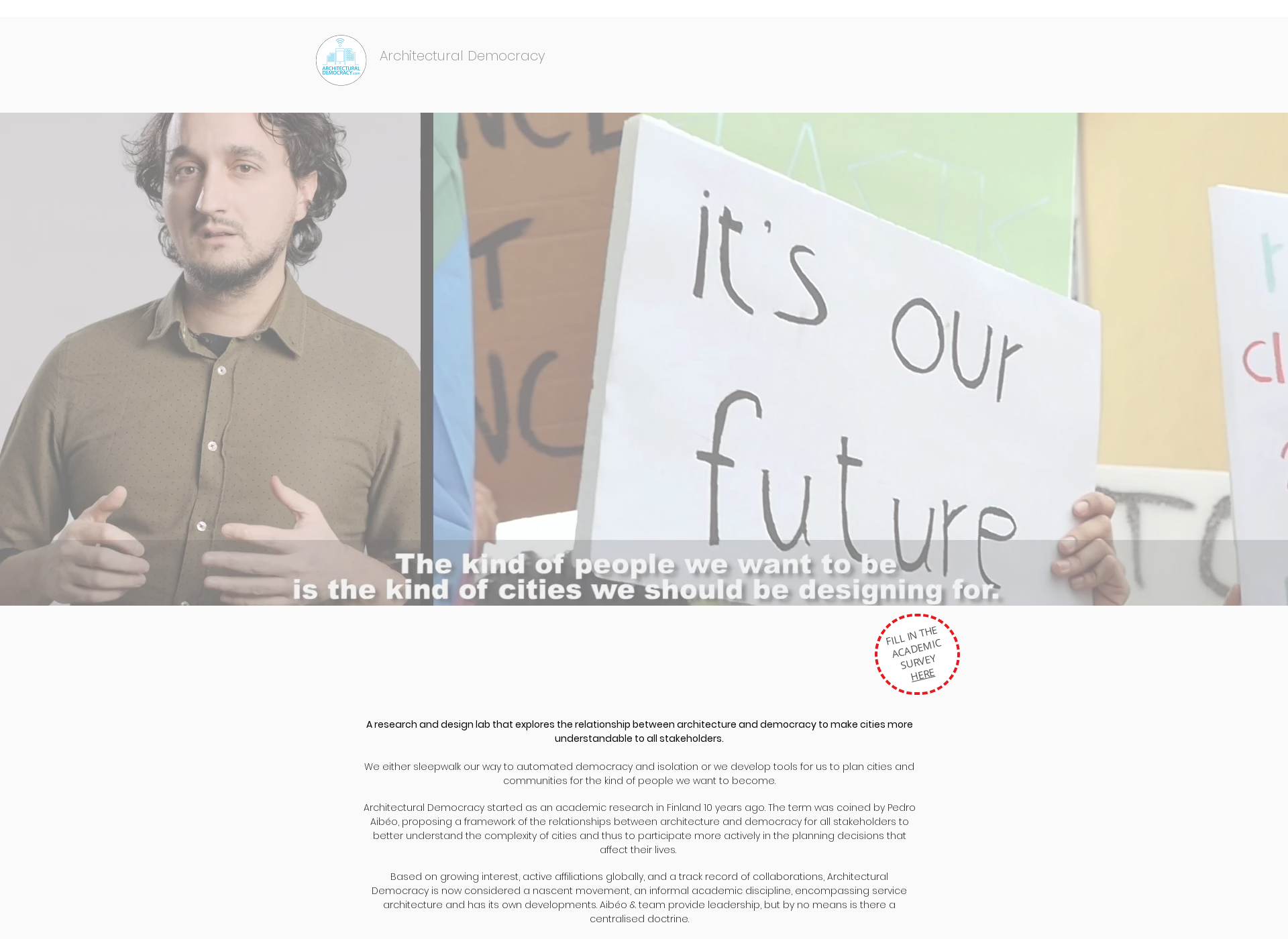 Screenshot for architecturaldemocracy.com
