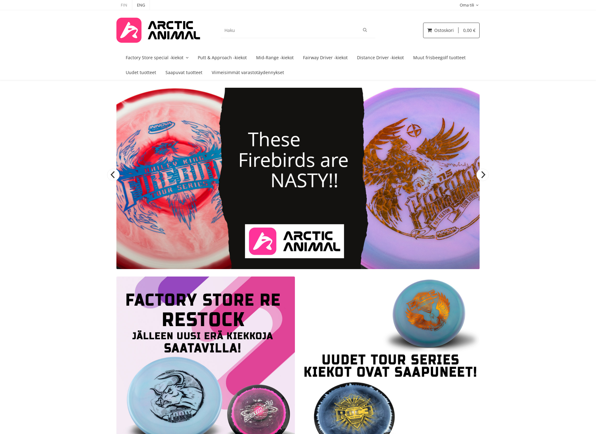 Screenshot for arcticanimal.fi