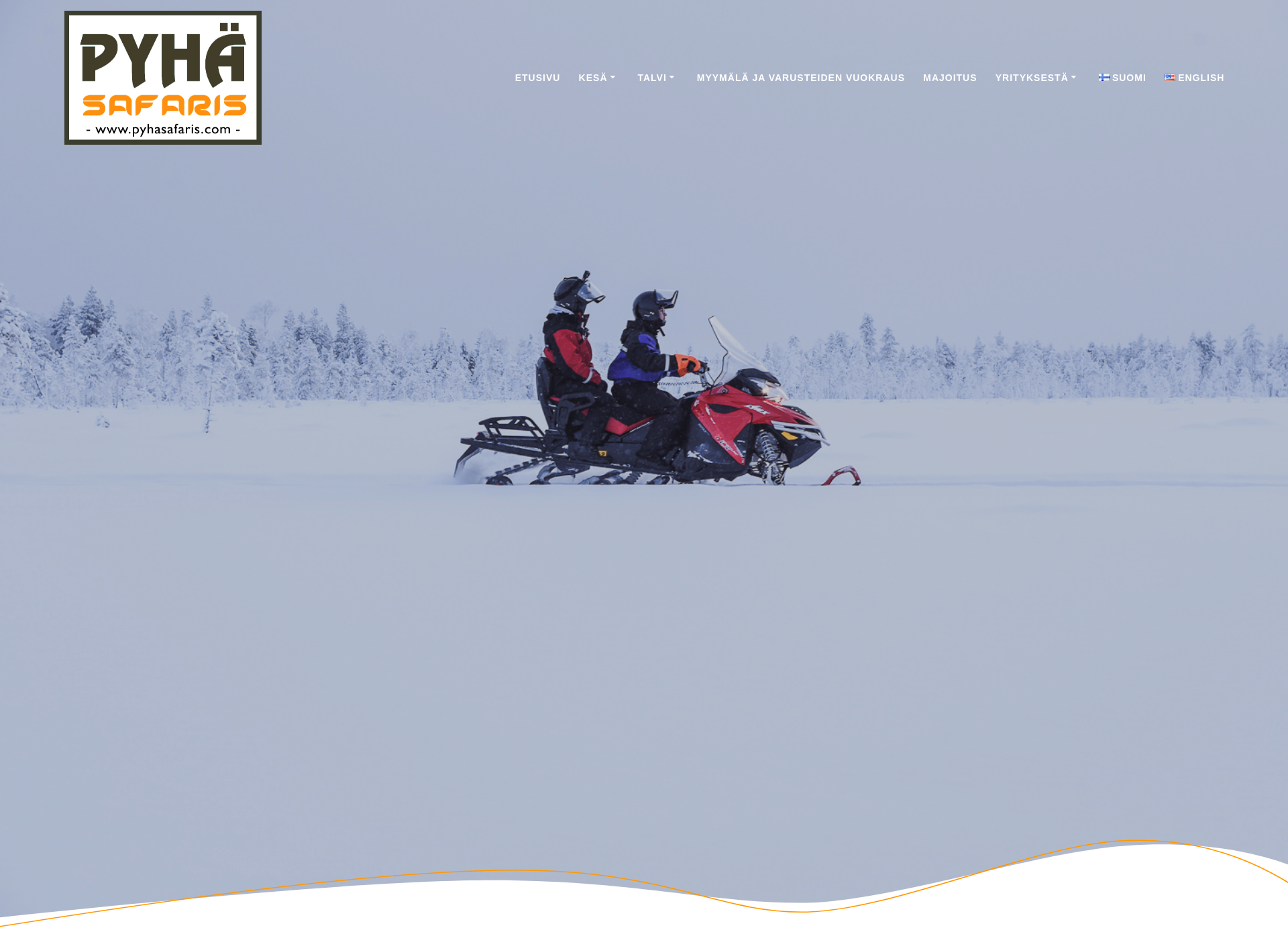 Screenshot for arcticsafari.fi