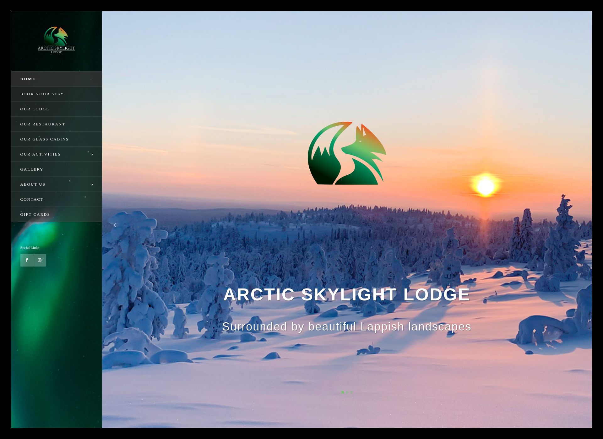 Screenshot for arcticskylightlodge.com