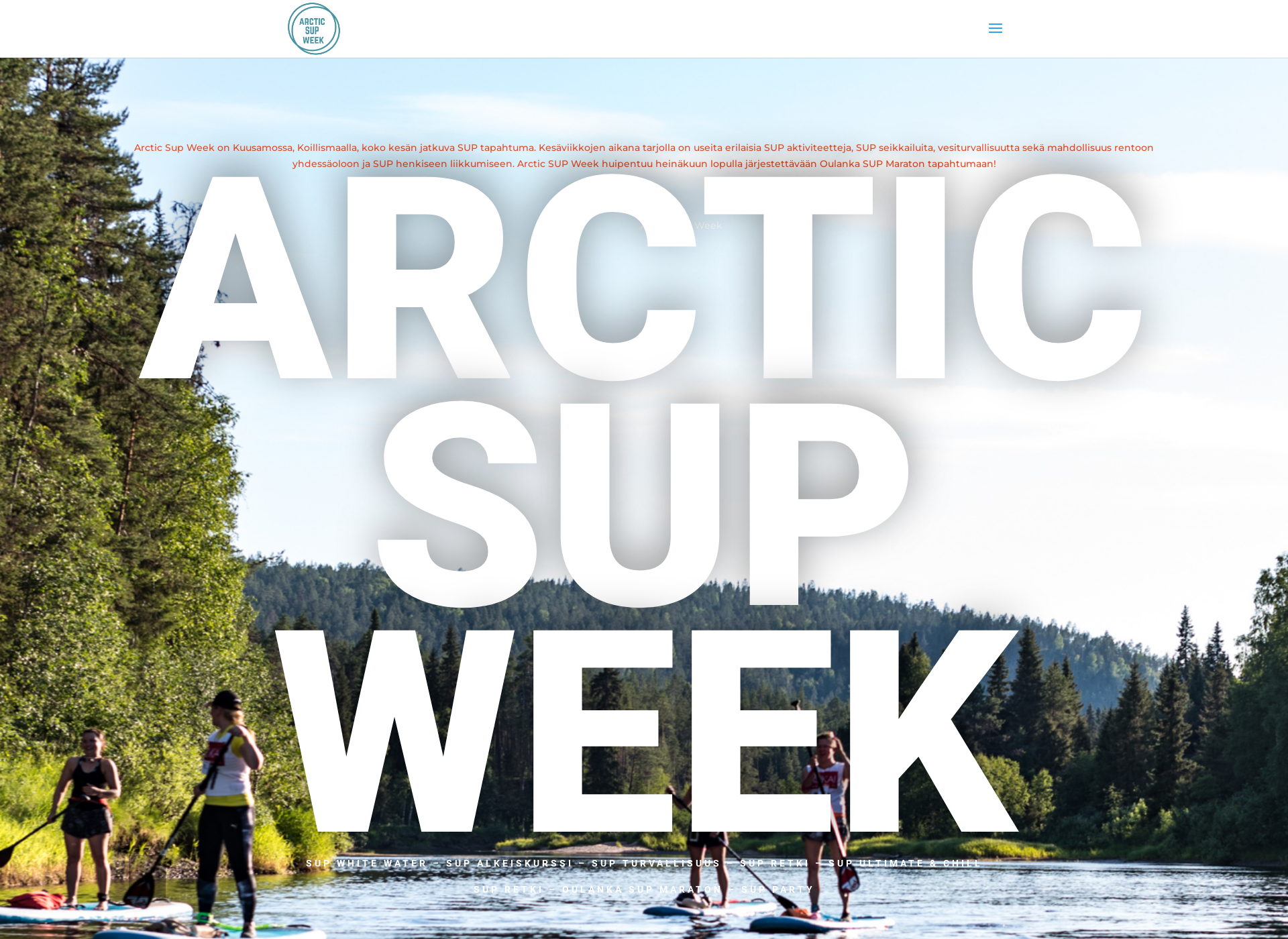 Screenshot for arcticsupweek.fi