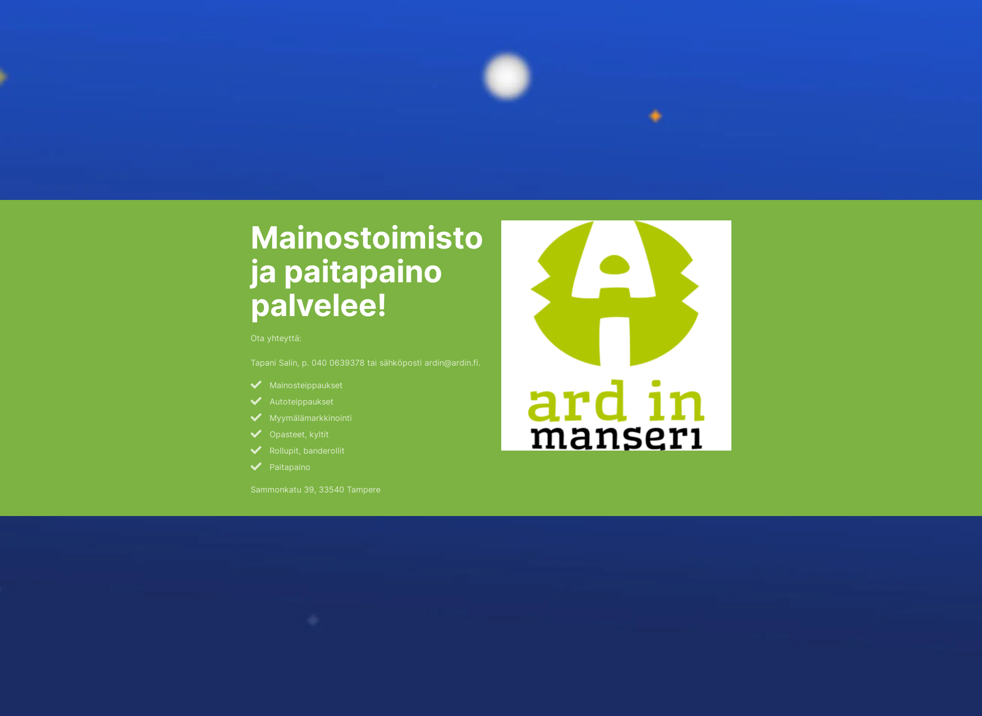 Screenshot for ardin.fi