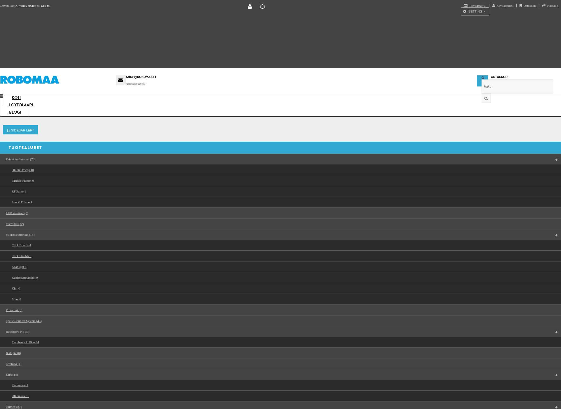 Screenshot for arduino.fi