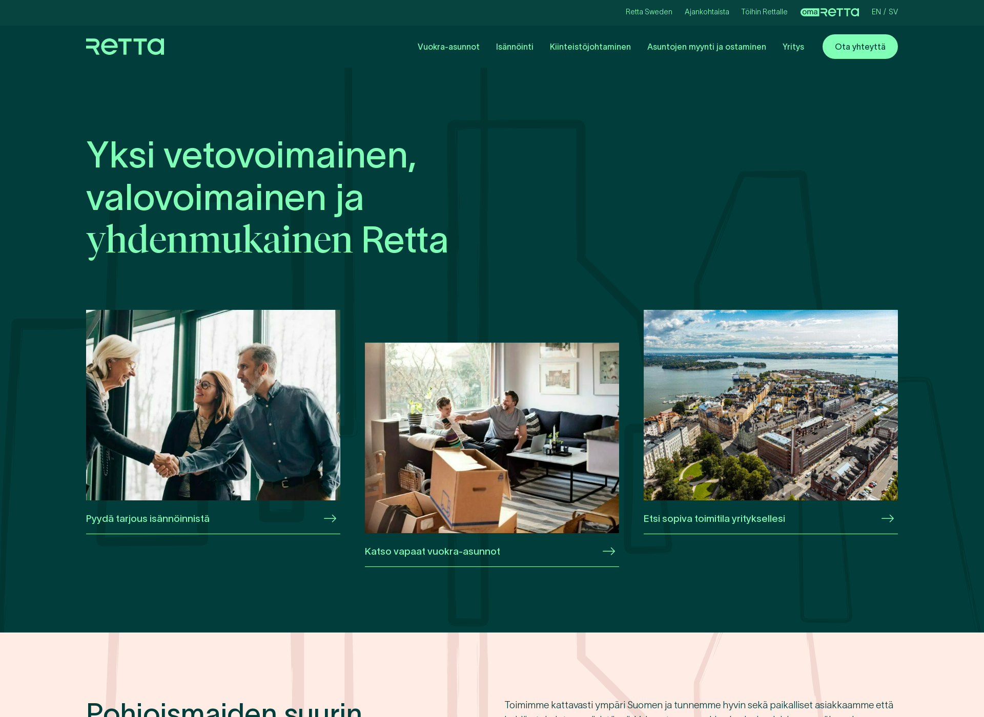 Skärmdump för arenna.fi