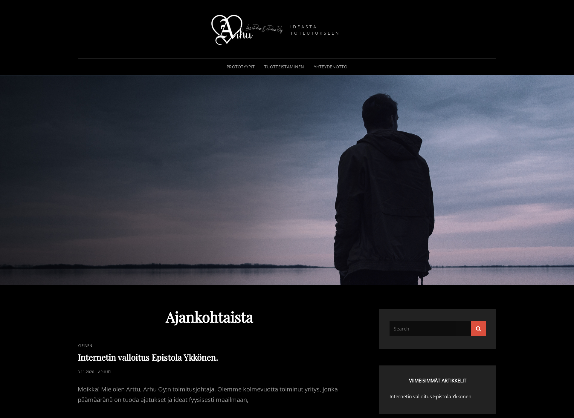 Screenshot for arhu.fi