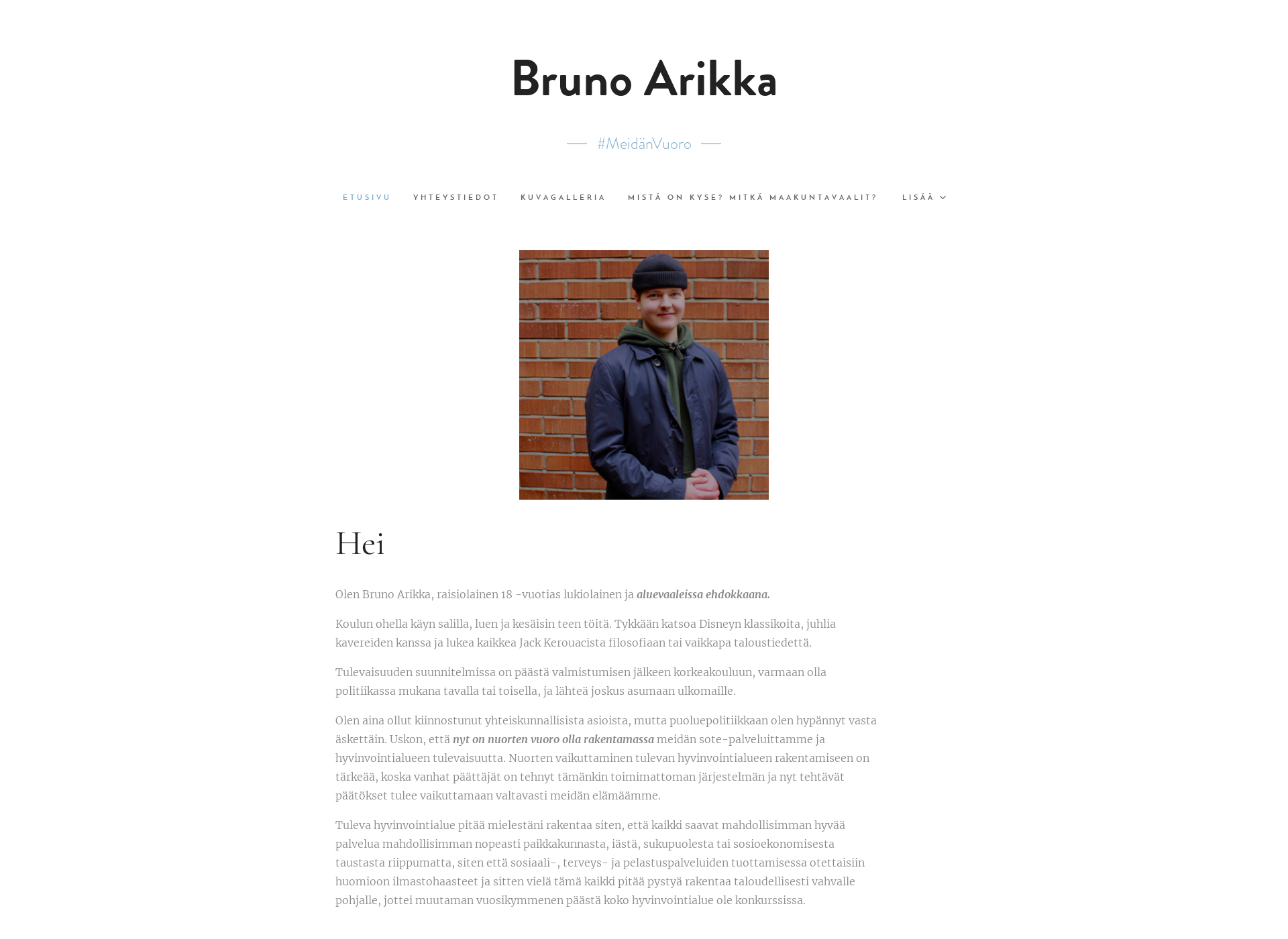 Screenshot for arikka.fi