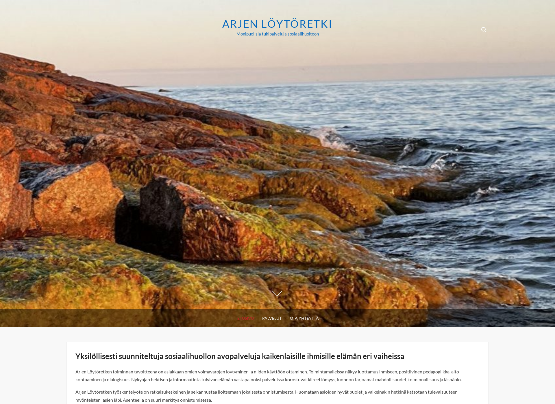 Screenshot for arjenloytoretki.fi