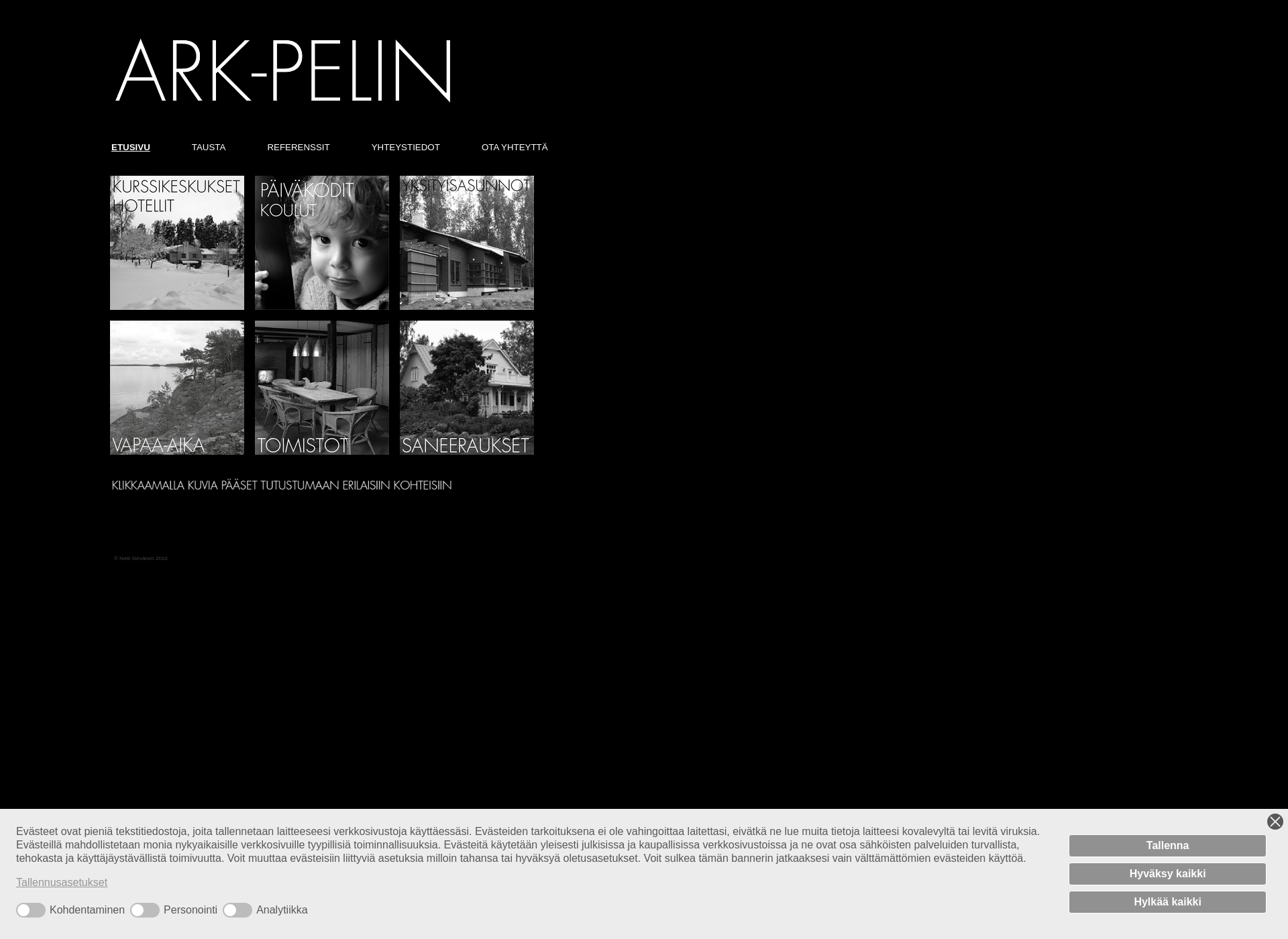 Screenshot for ark-pelin.fi
