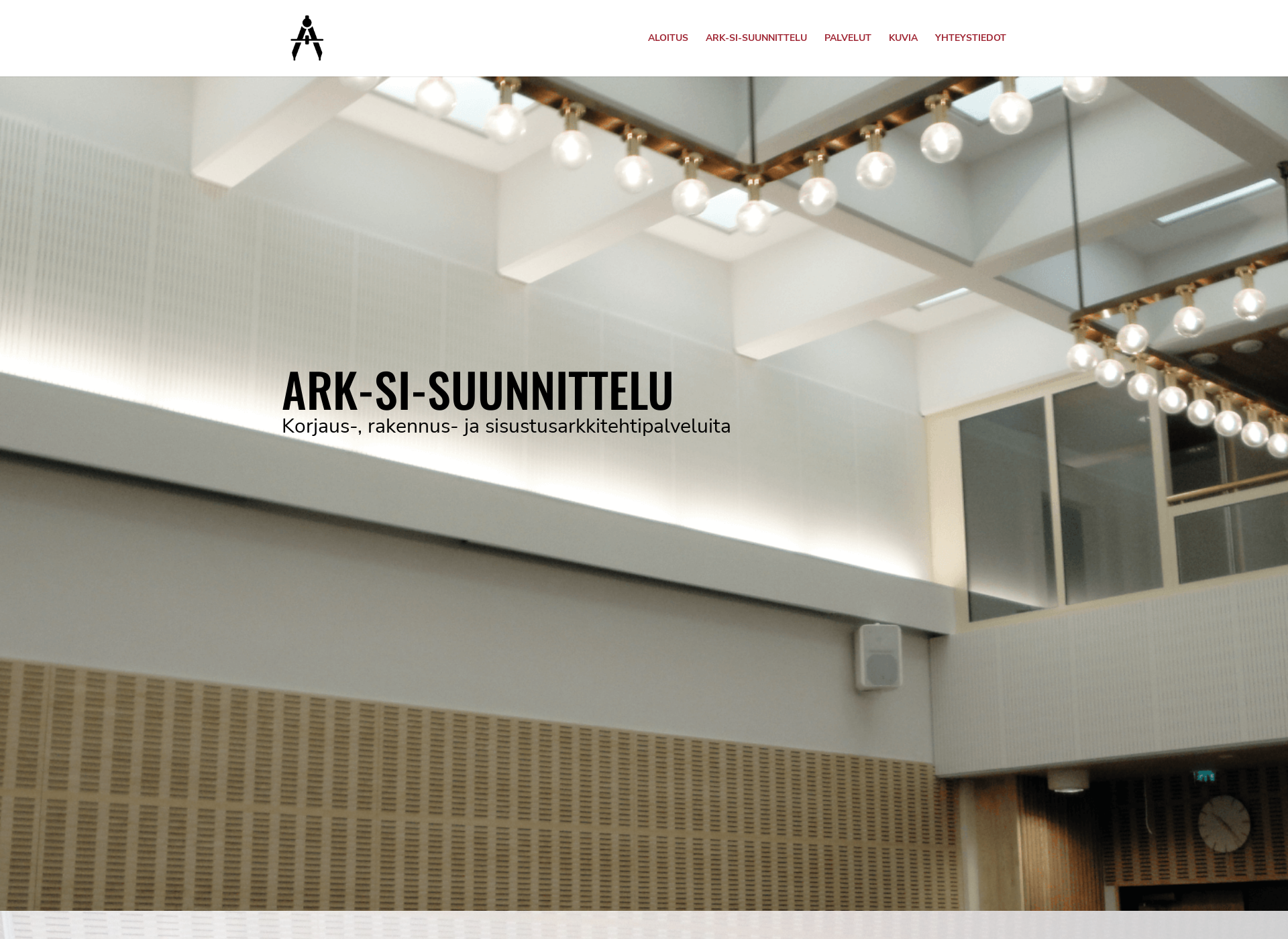 Screenshot for ark-si-suunnittelu.fi