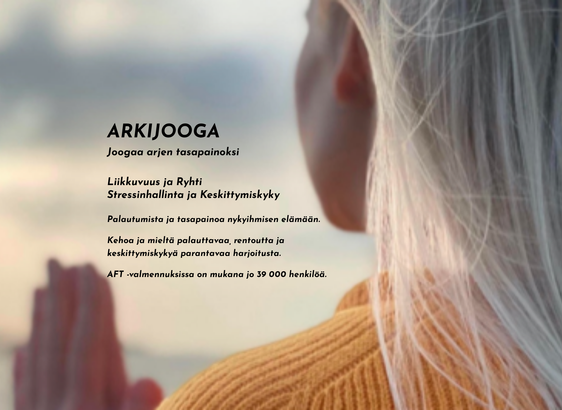 Screenshot for arkijooga.fi