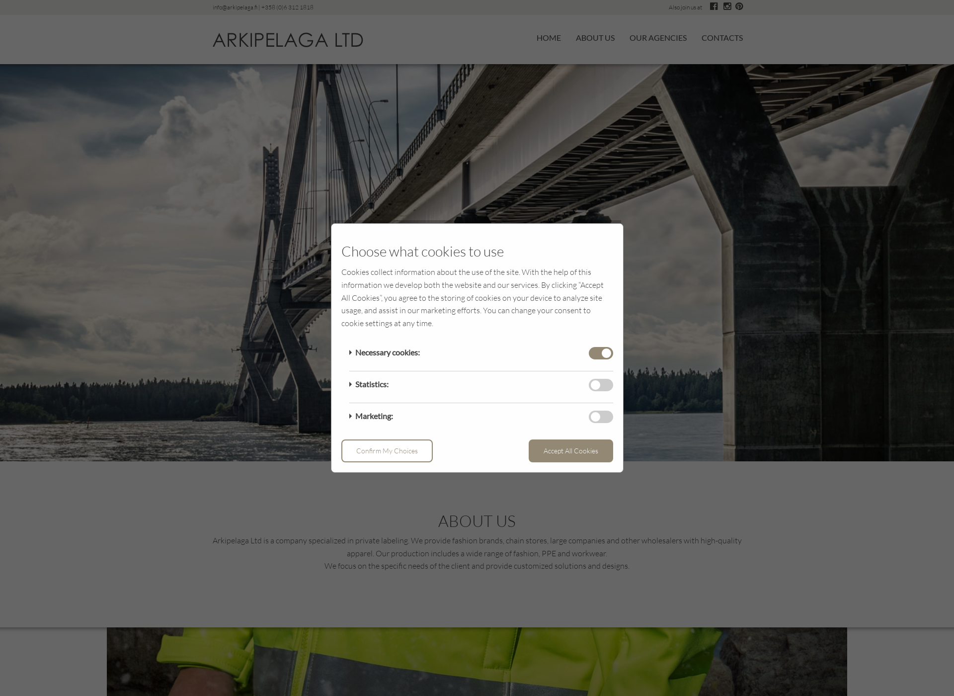 Screenshot for arkipelaga.fi