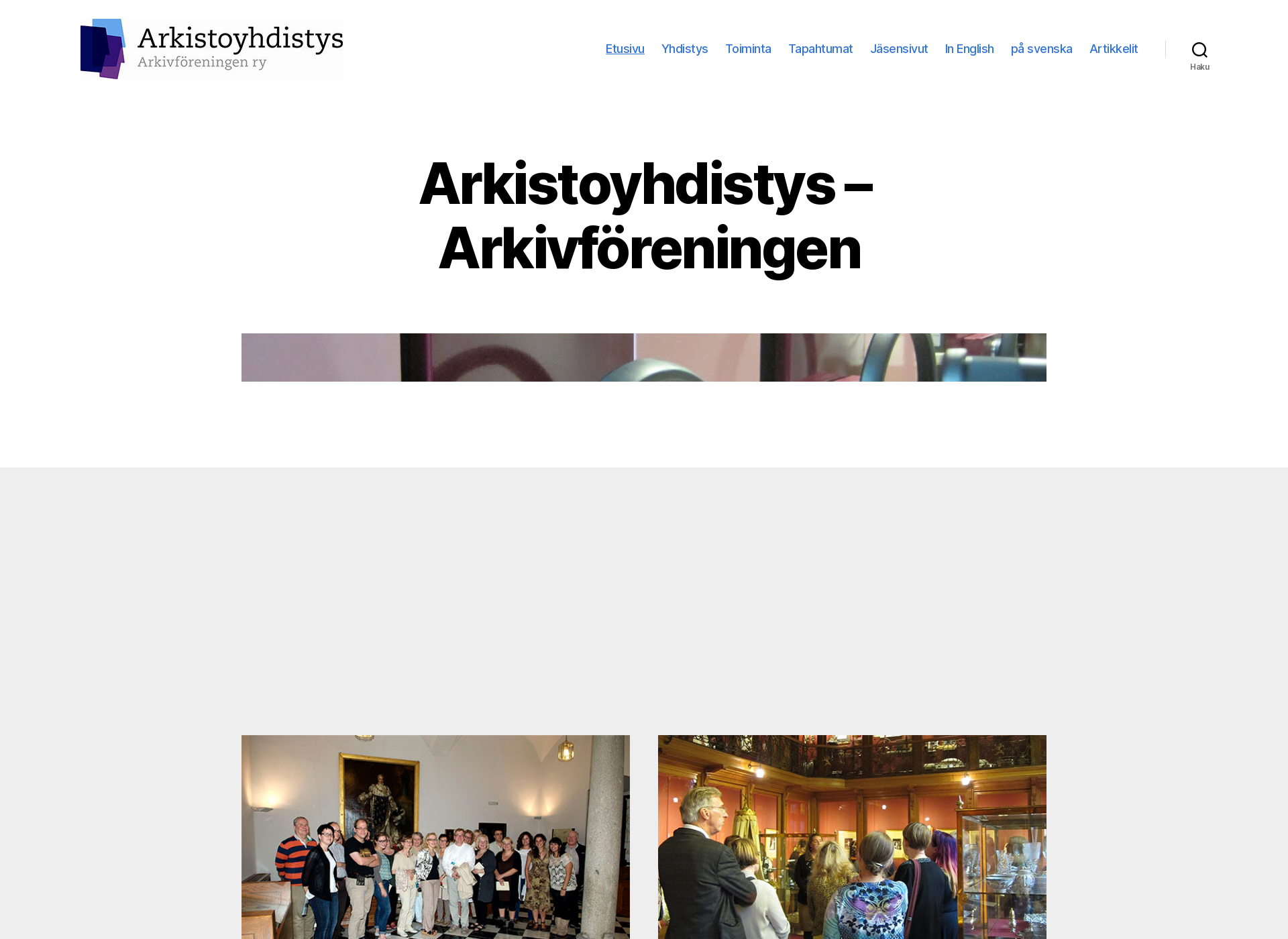 Screenshot for arkistoyhdistys.fi