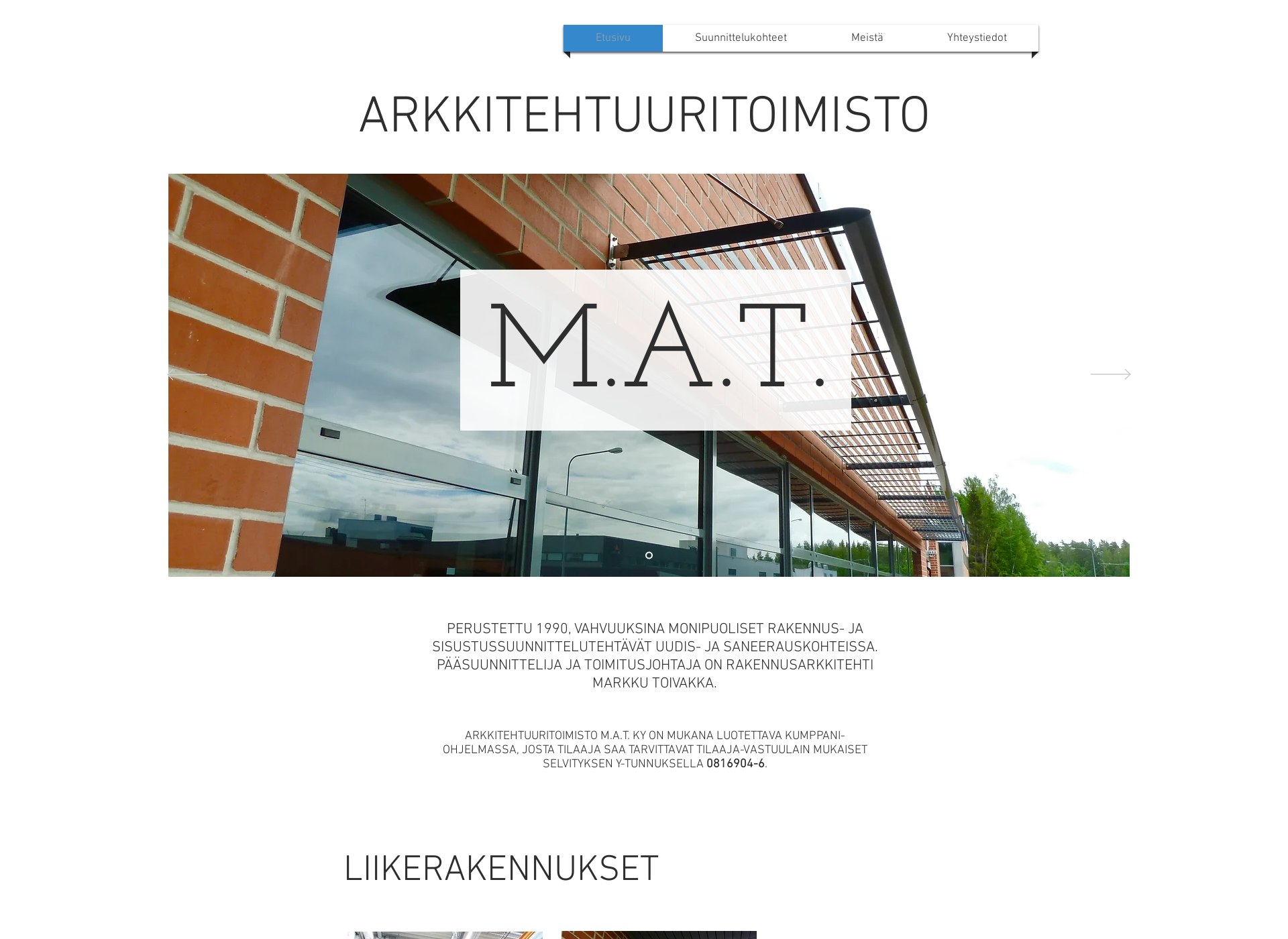 Screenshot for arkmat.fi