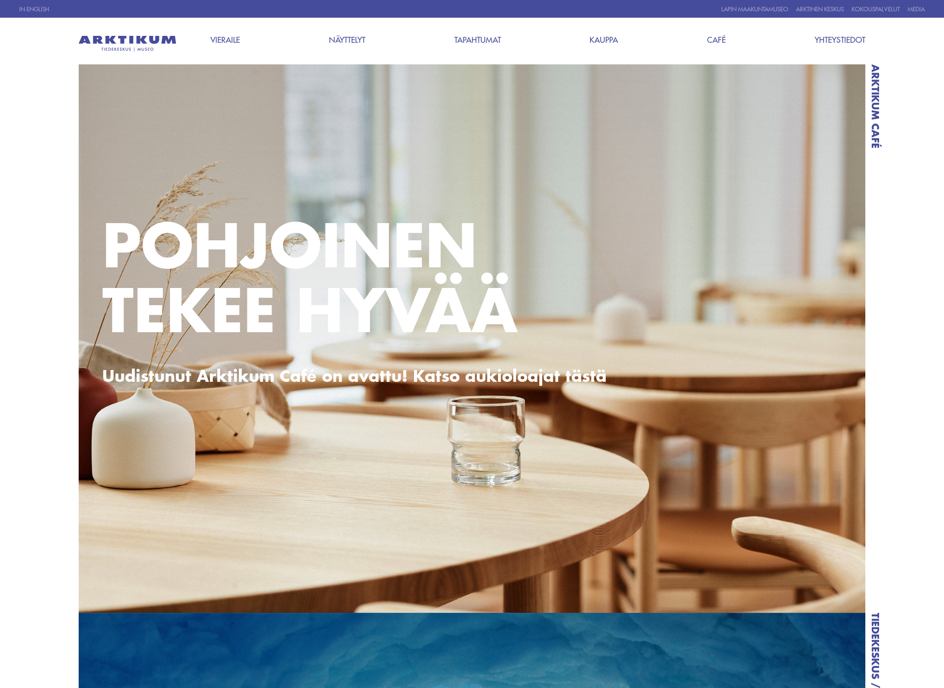 Screenshot for arktikum.fi