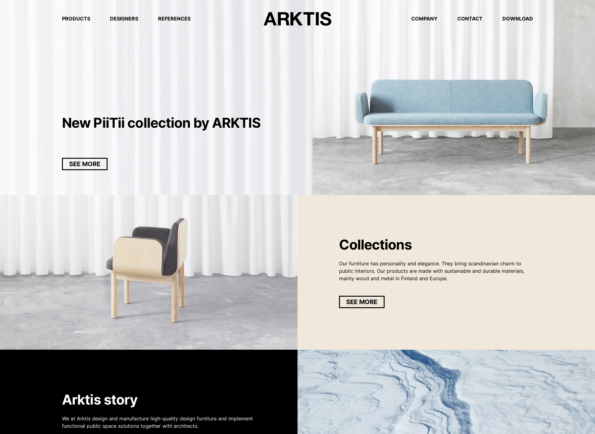 Screenshot for arktis.fi