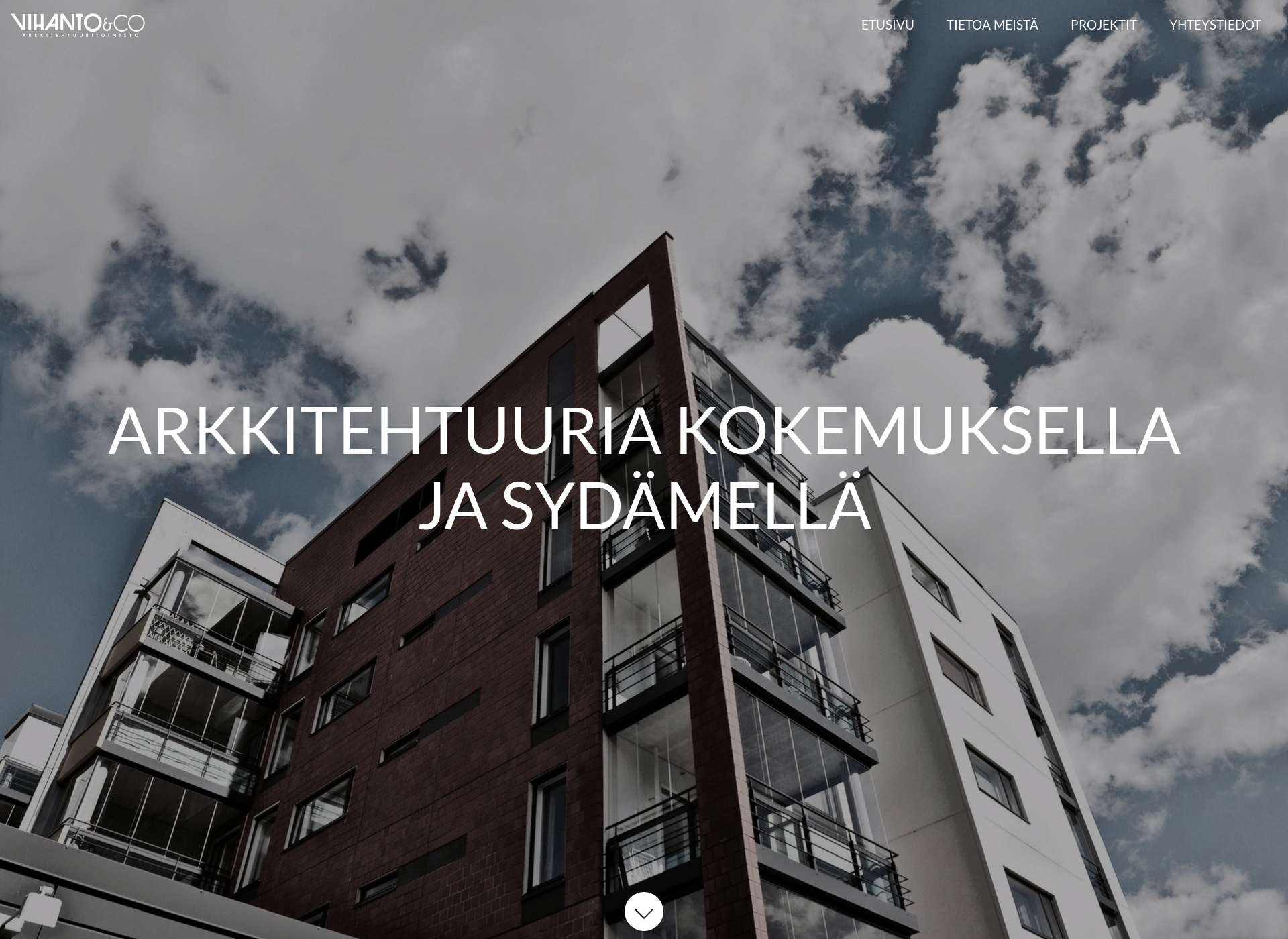Skärmdump för arkvihanto.fi