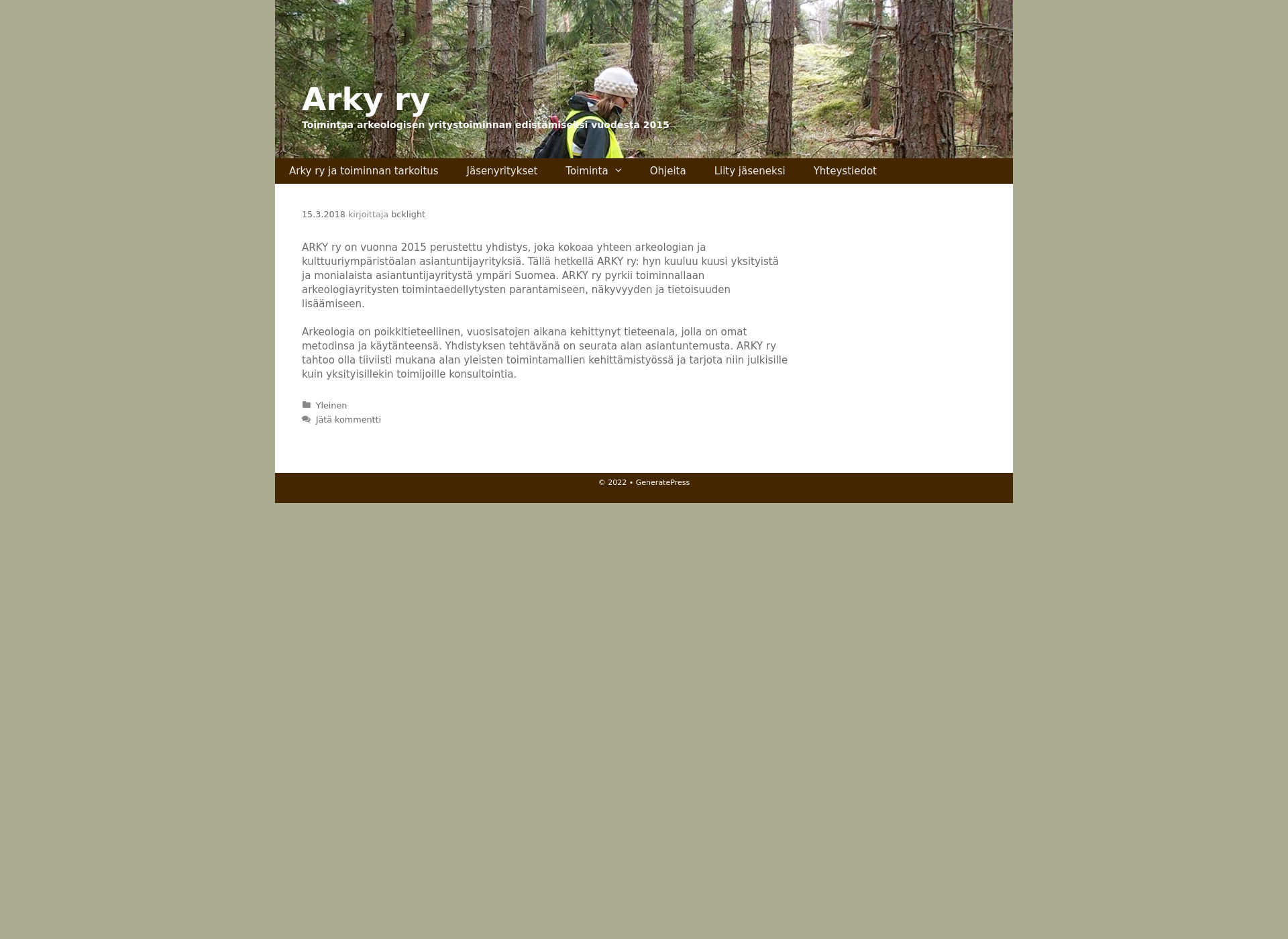 Screenshot for arky.fi