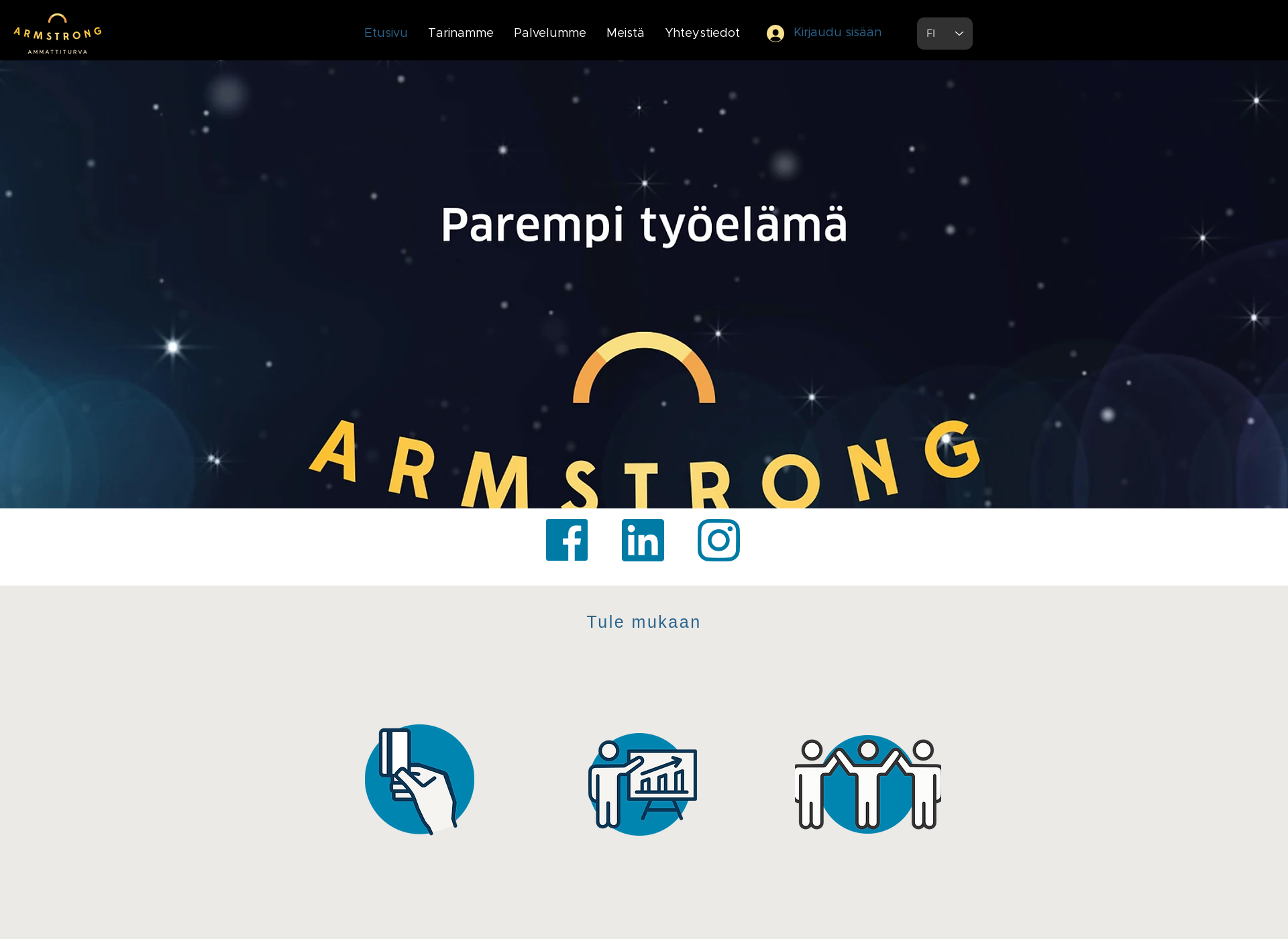 Screenshot for armstrong.fi