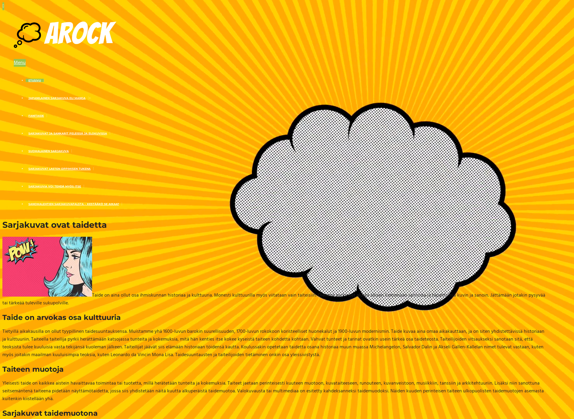 Screenshot for arock.fi
