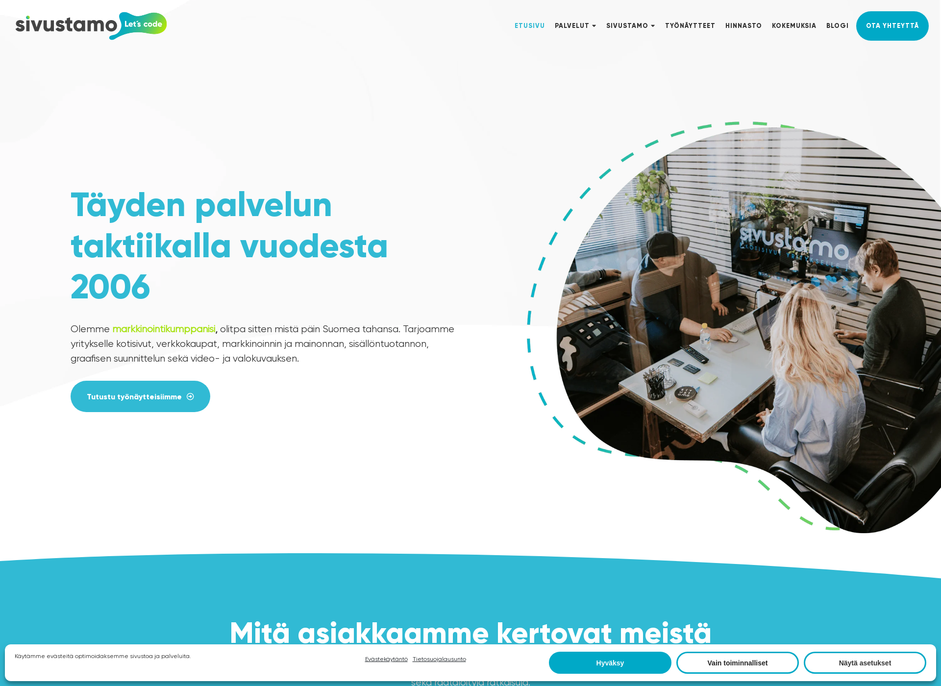 Skärmdump för arojoki.fi