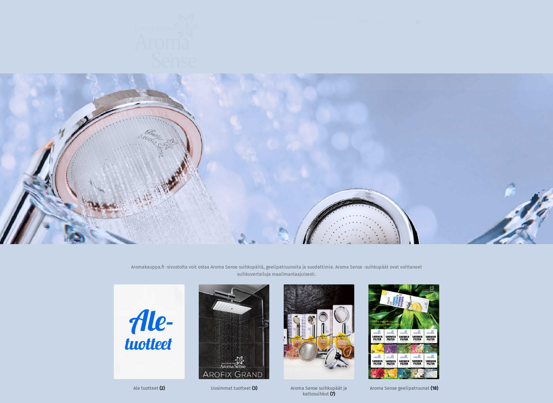 Screenshot for aromakauppa.fi