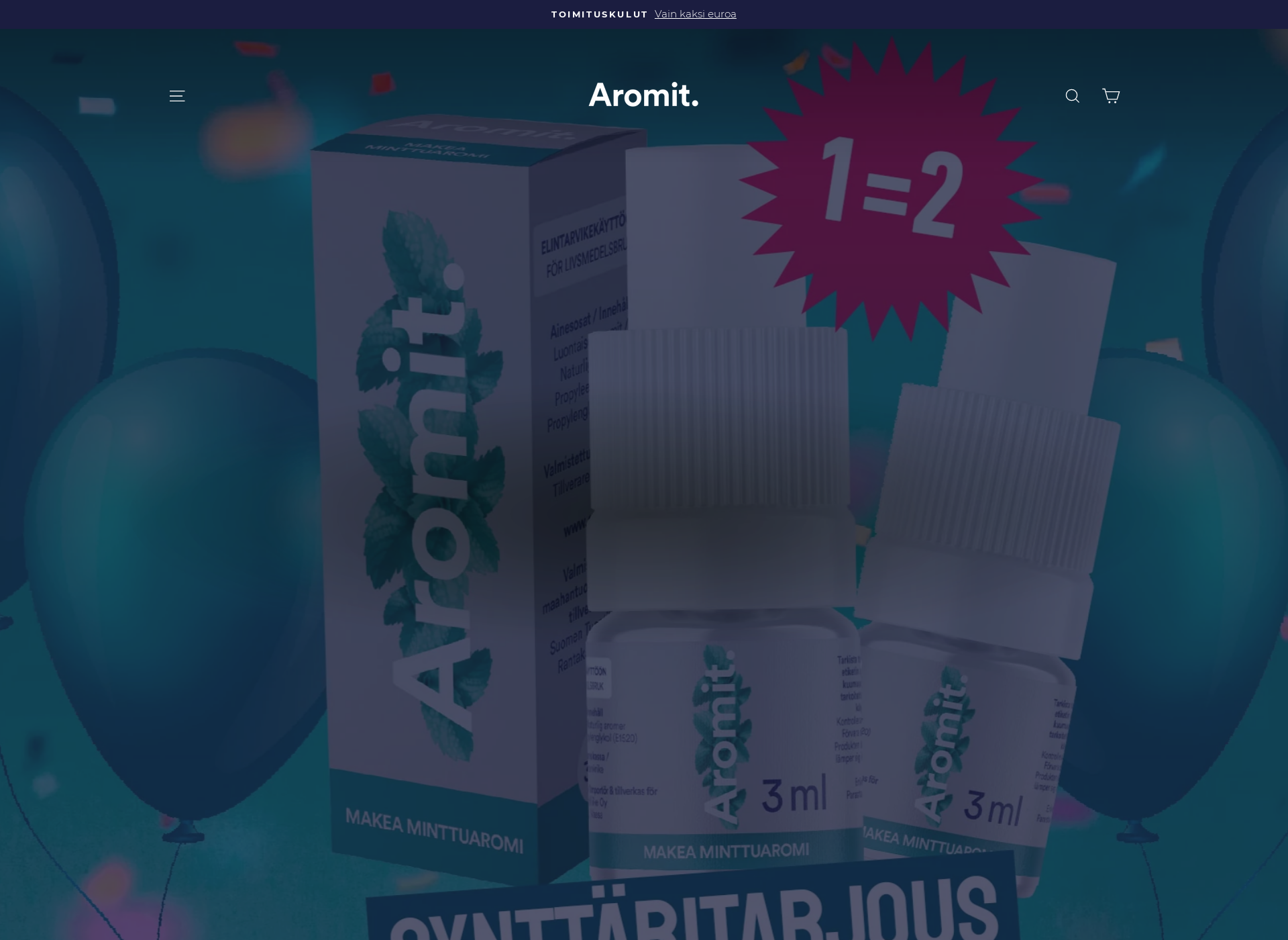 Screenshot for aromit.fi