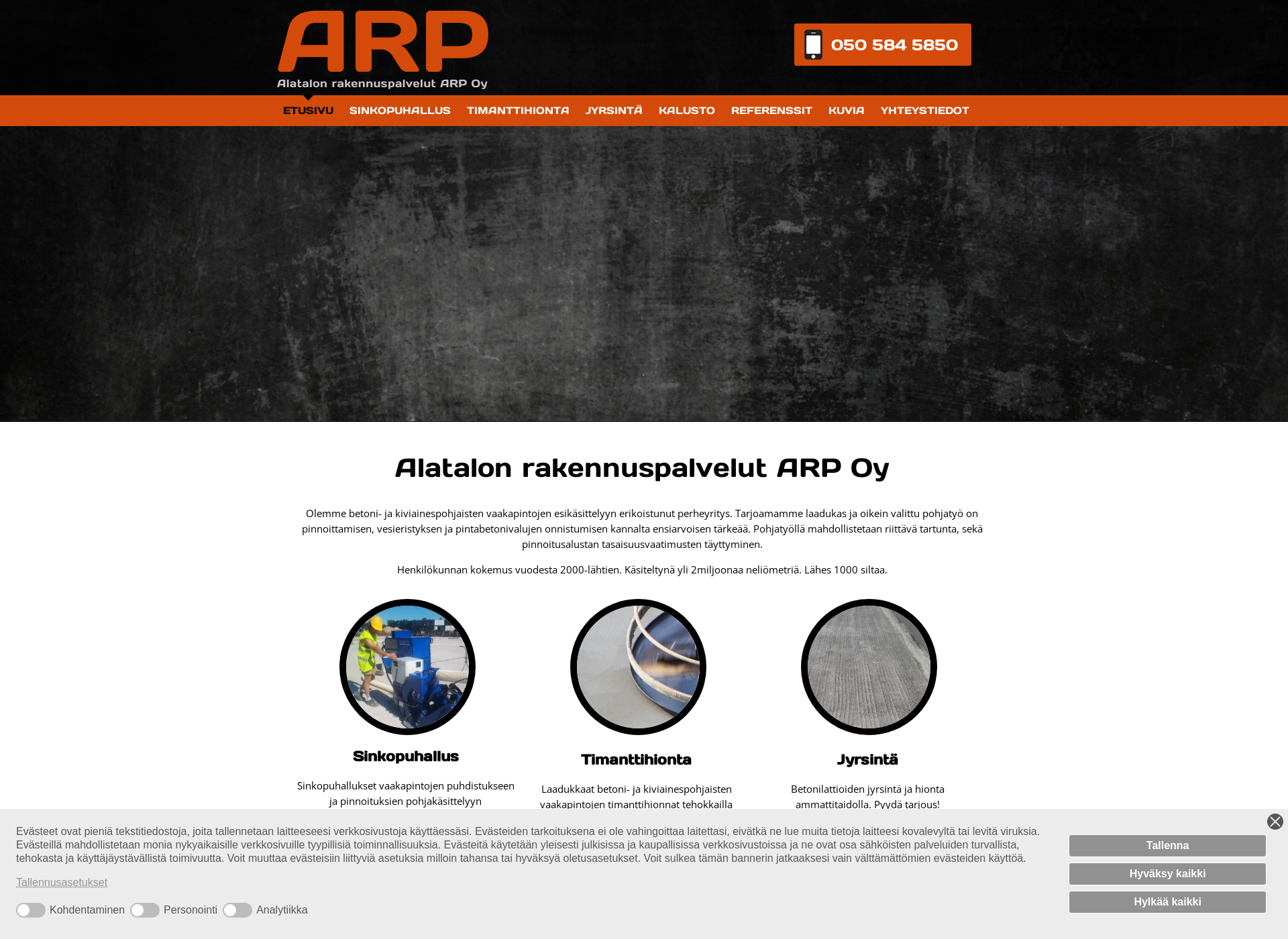Screenshot for arp.fi