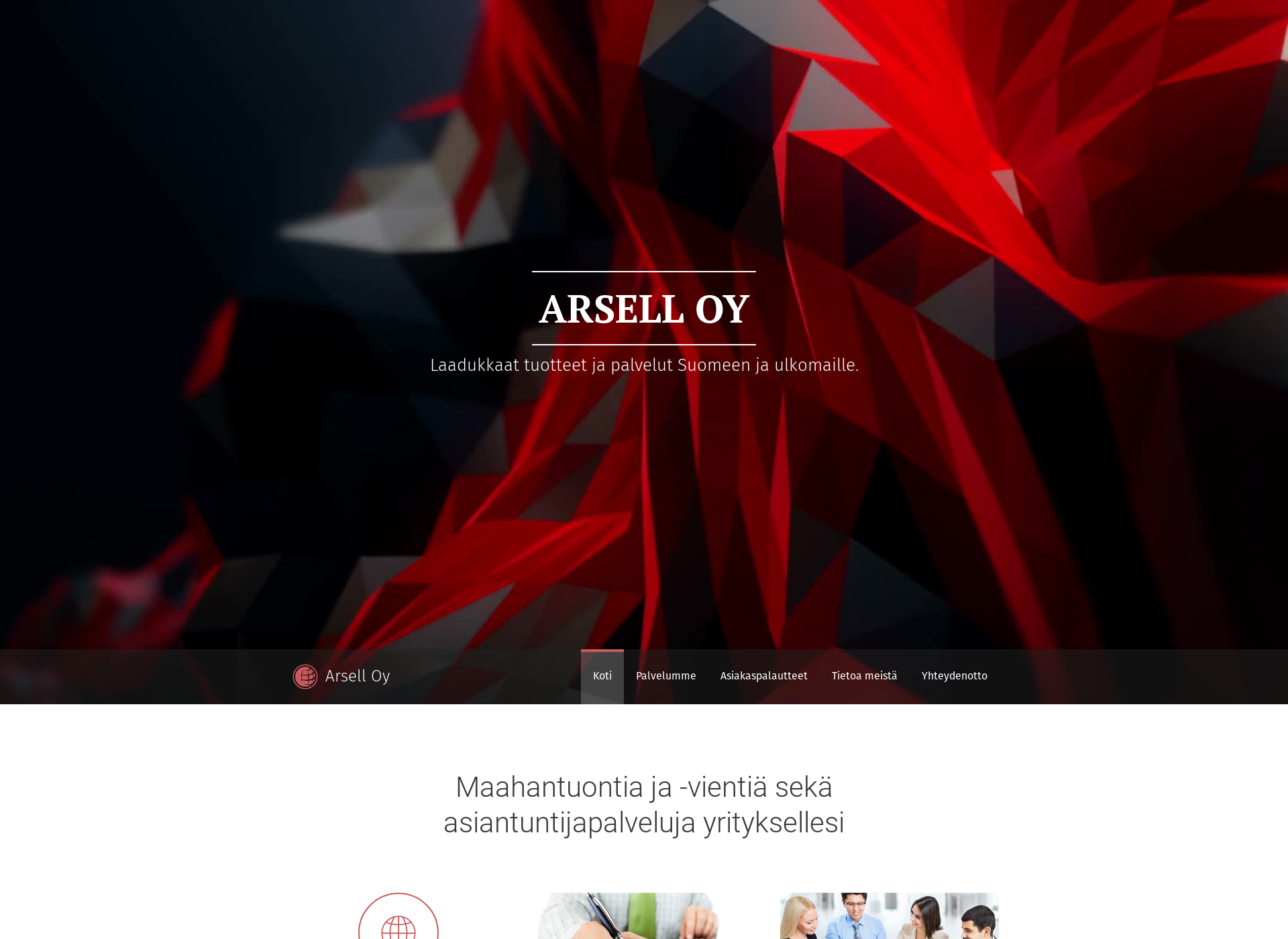 Screenshot for arsell.fi