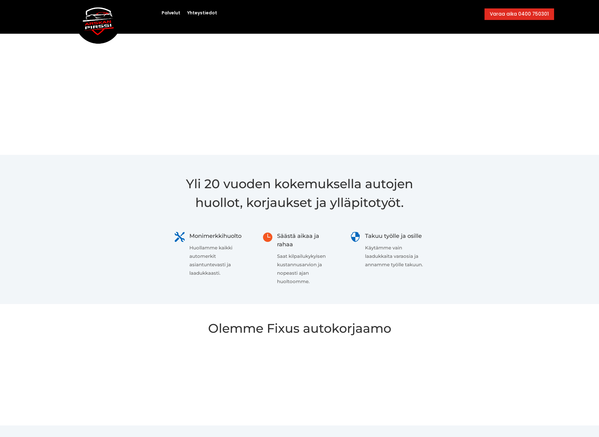 Skärmdump för arskanpirssi.fi