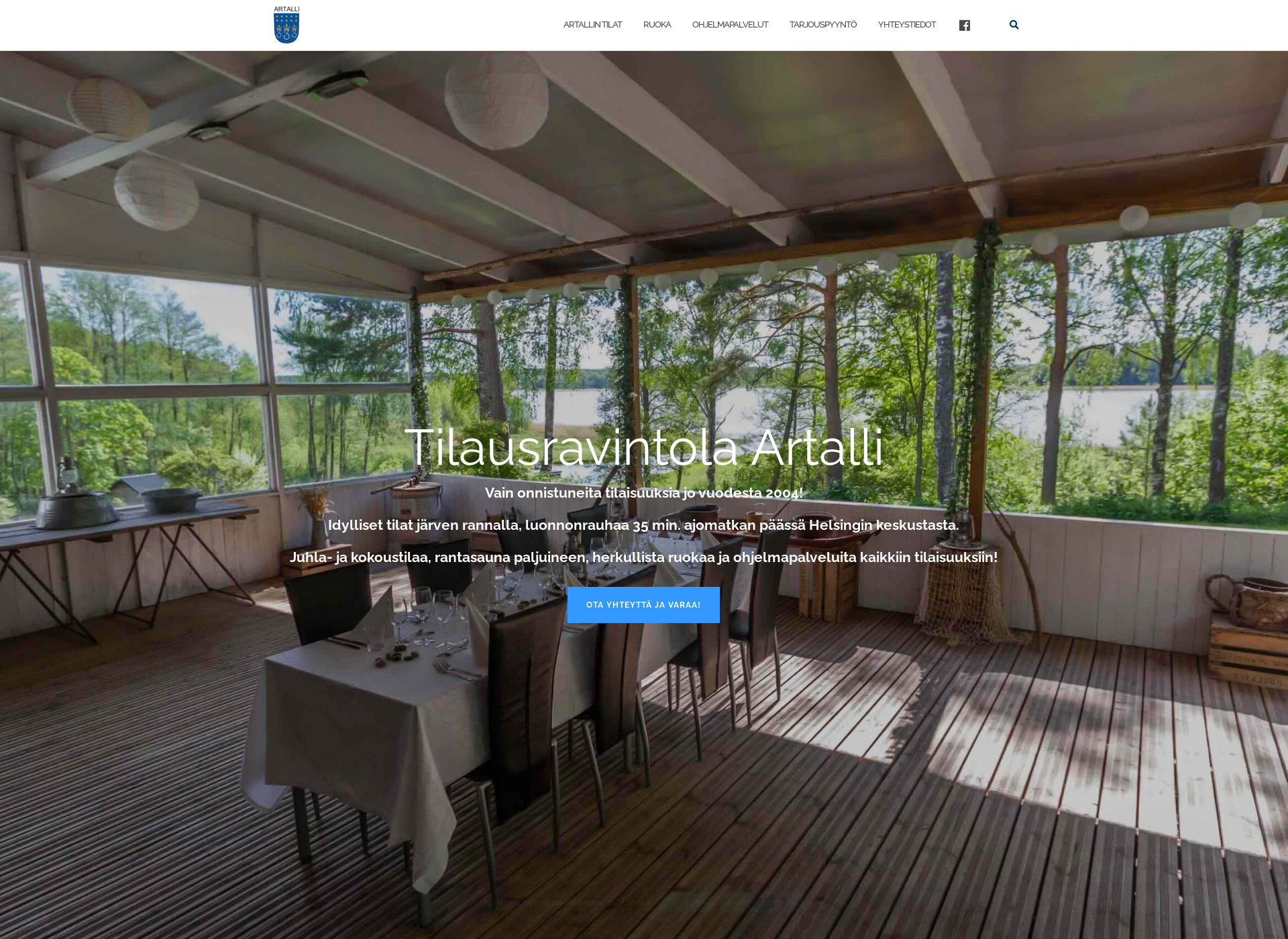 Screenshot for artalli.fi