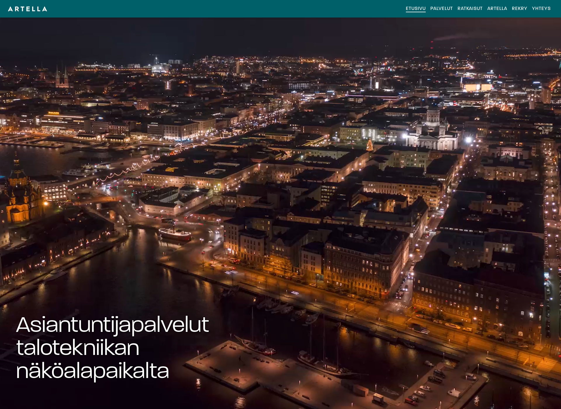 Skärmdump för artella.fi