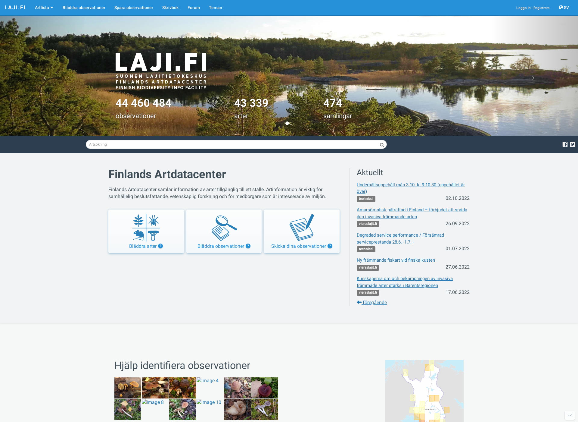 Screenshot for arterna.fi